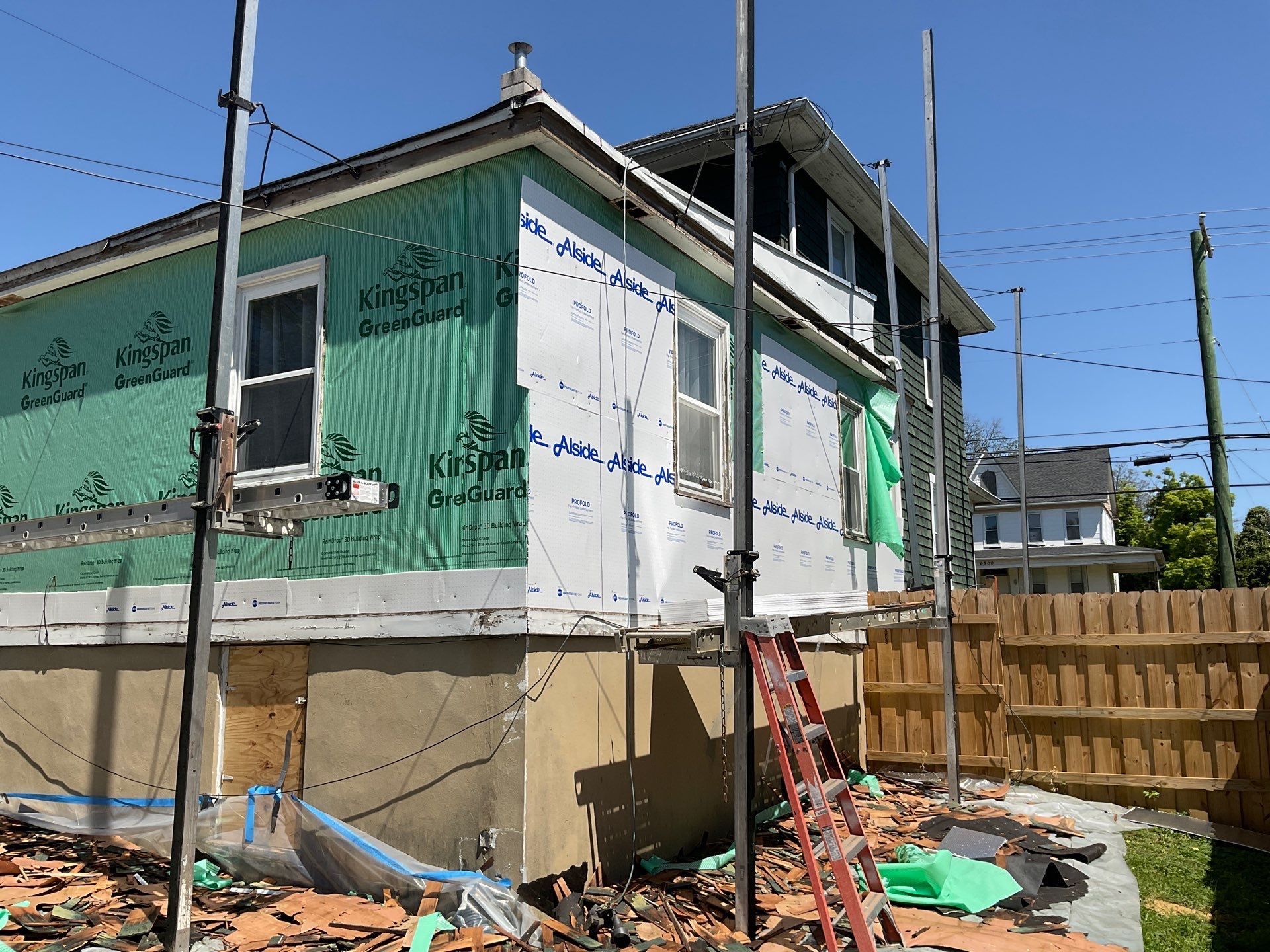 New siding & New Gutters by Alpha Design Services
