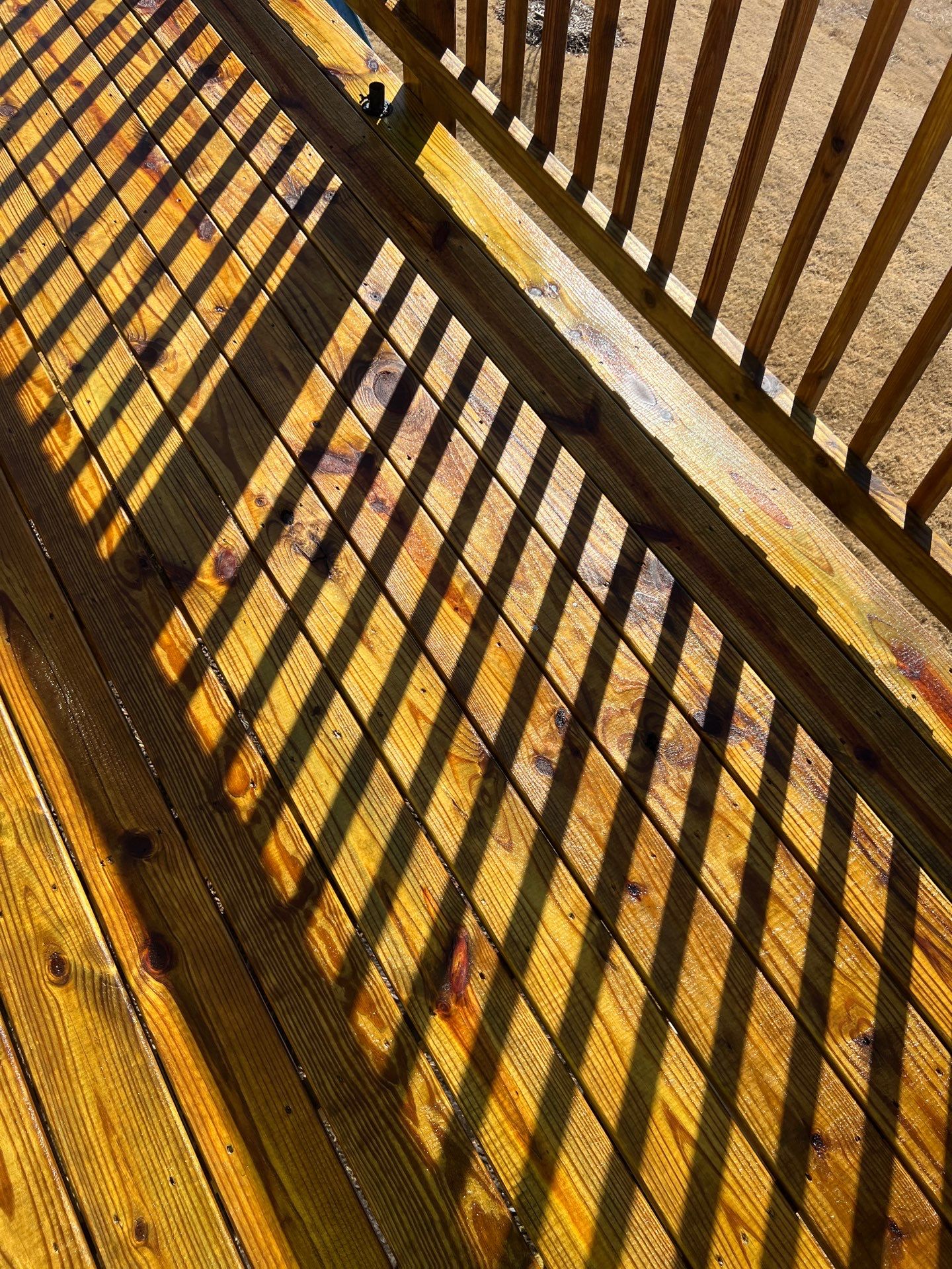 Coated Deck using Wood Sealant by DuraSeal