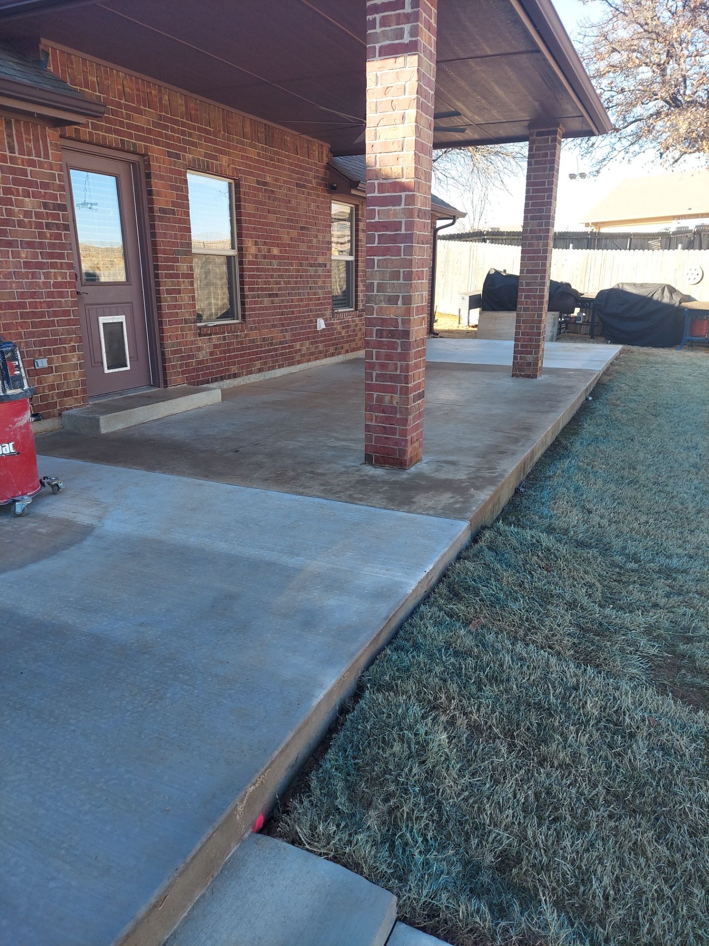 Patio Installation with Chestnut by Copperhead Coatings