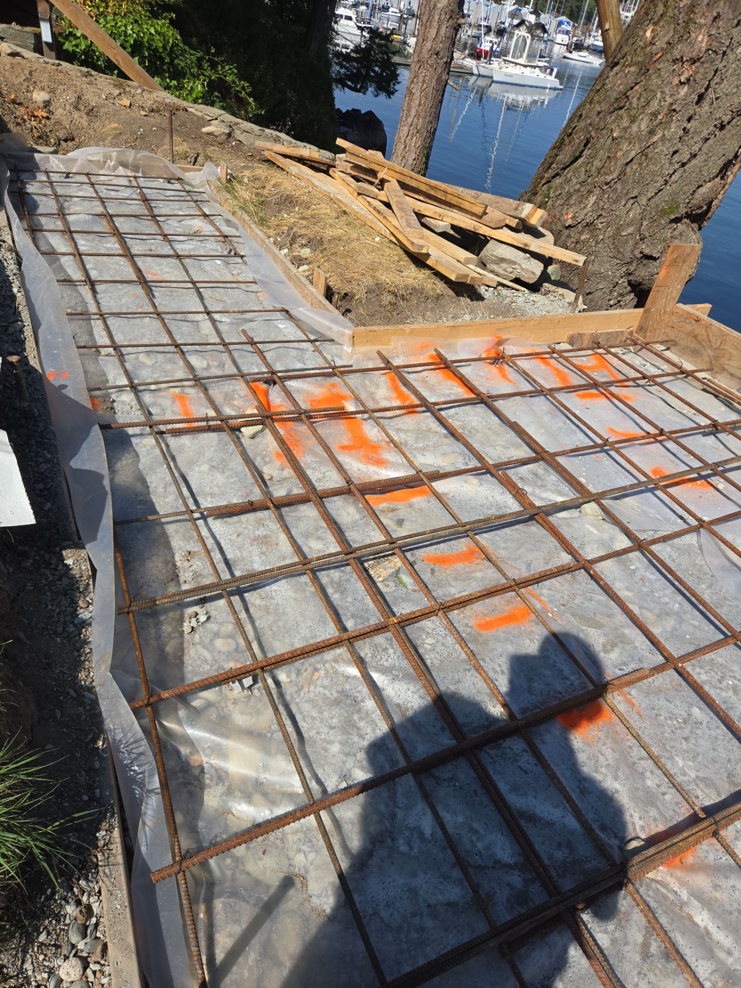 Coastal Landscape Restoration & Retaining Structure - In progress by Habanero Garden and Exterior Care