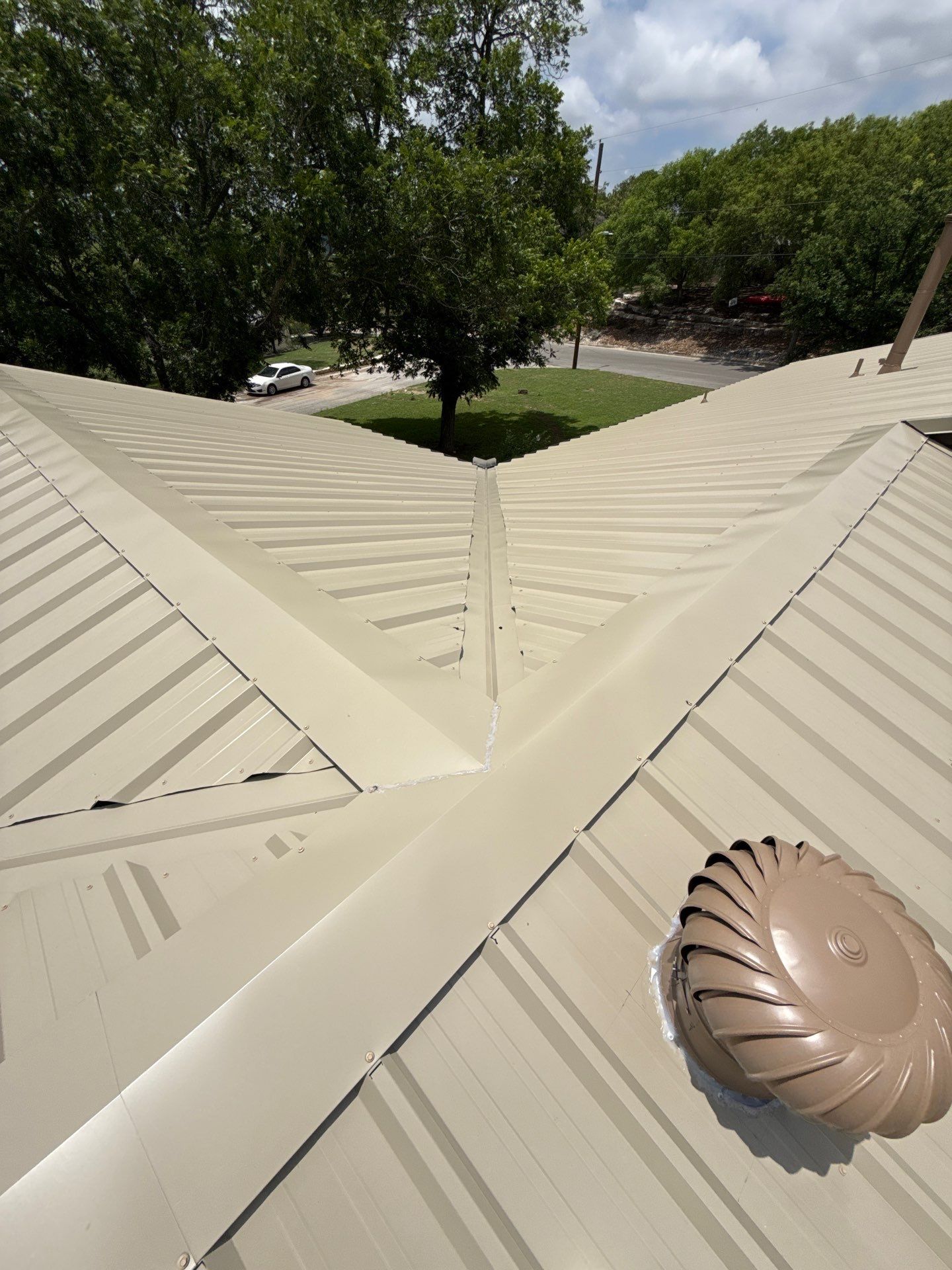 Residential Metal Roof Replacement and Custom Fascia Repair in Kerrville by Rich the Roofer LLC