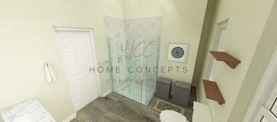 Bathroom Addition using Tile