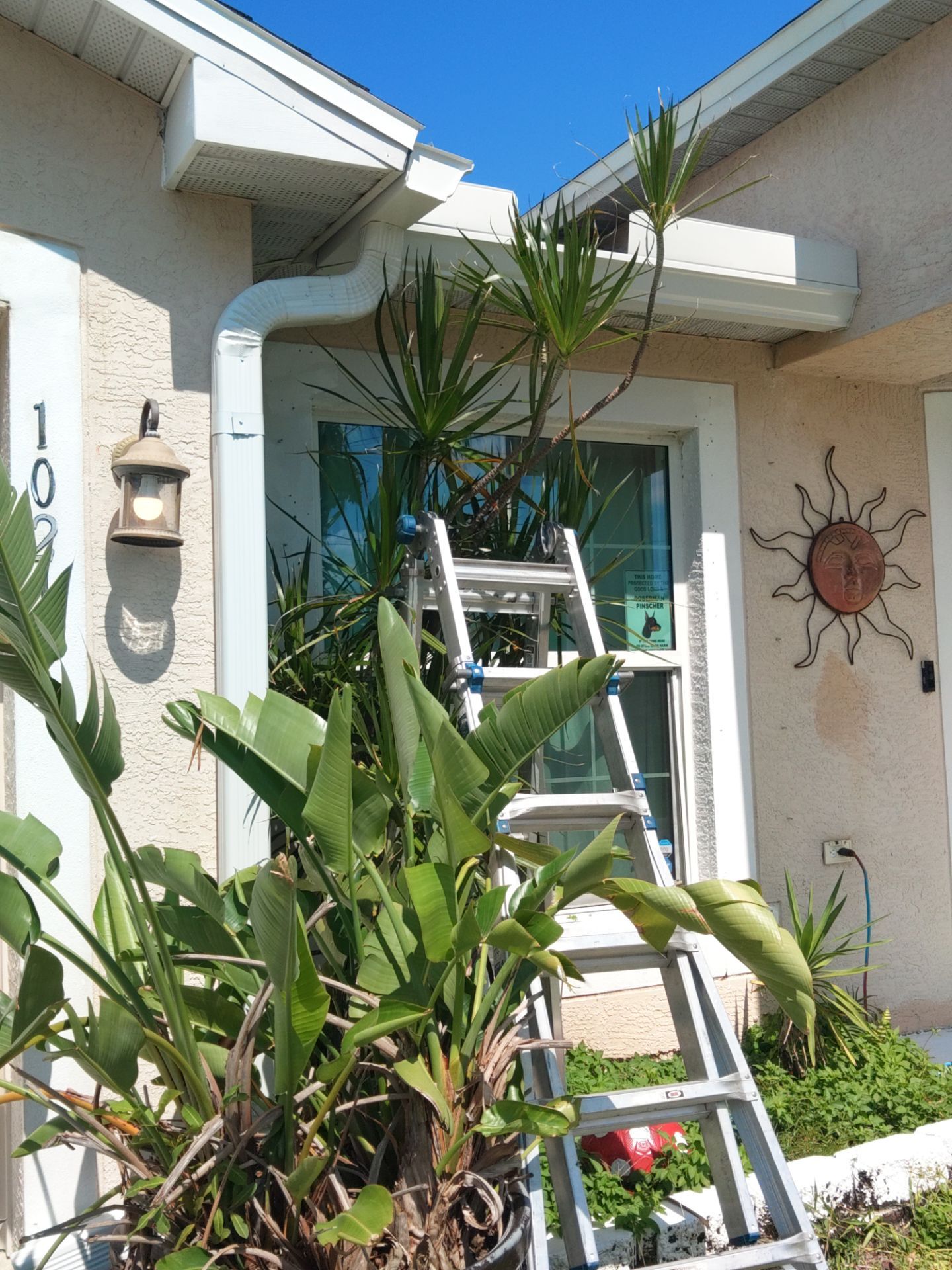 Splash Guards in Cape Coral FL by Gutter Professors