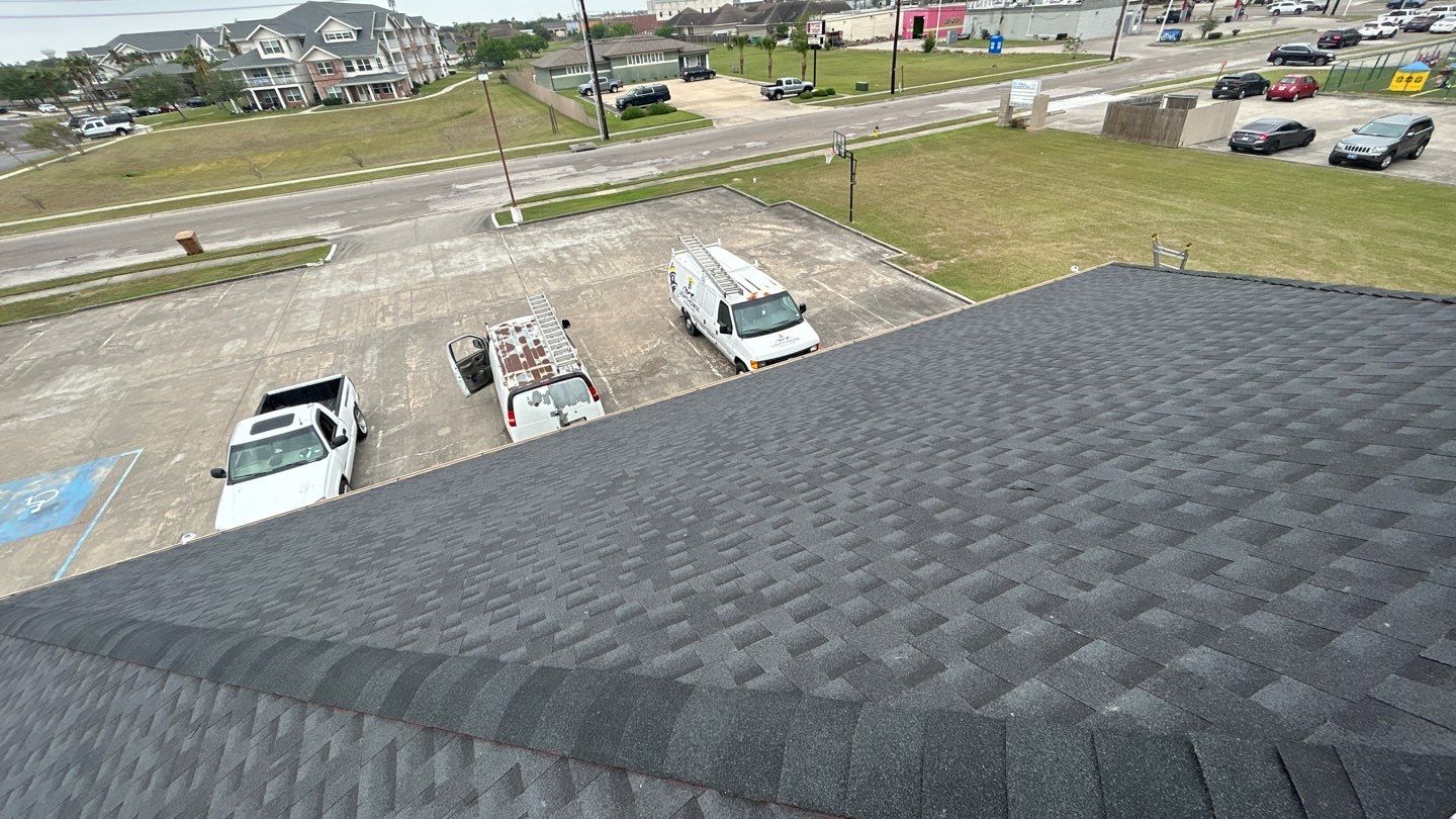 Commercial Roofing Installation using GAF Timberline HDZ by Lighthouse Roofing
