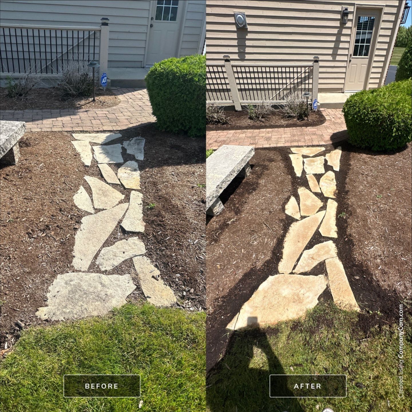 Project in Crystal Lake by Simmons Power & Soft Washing