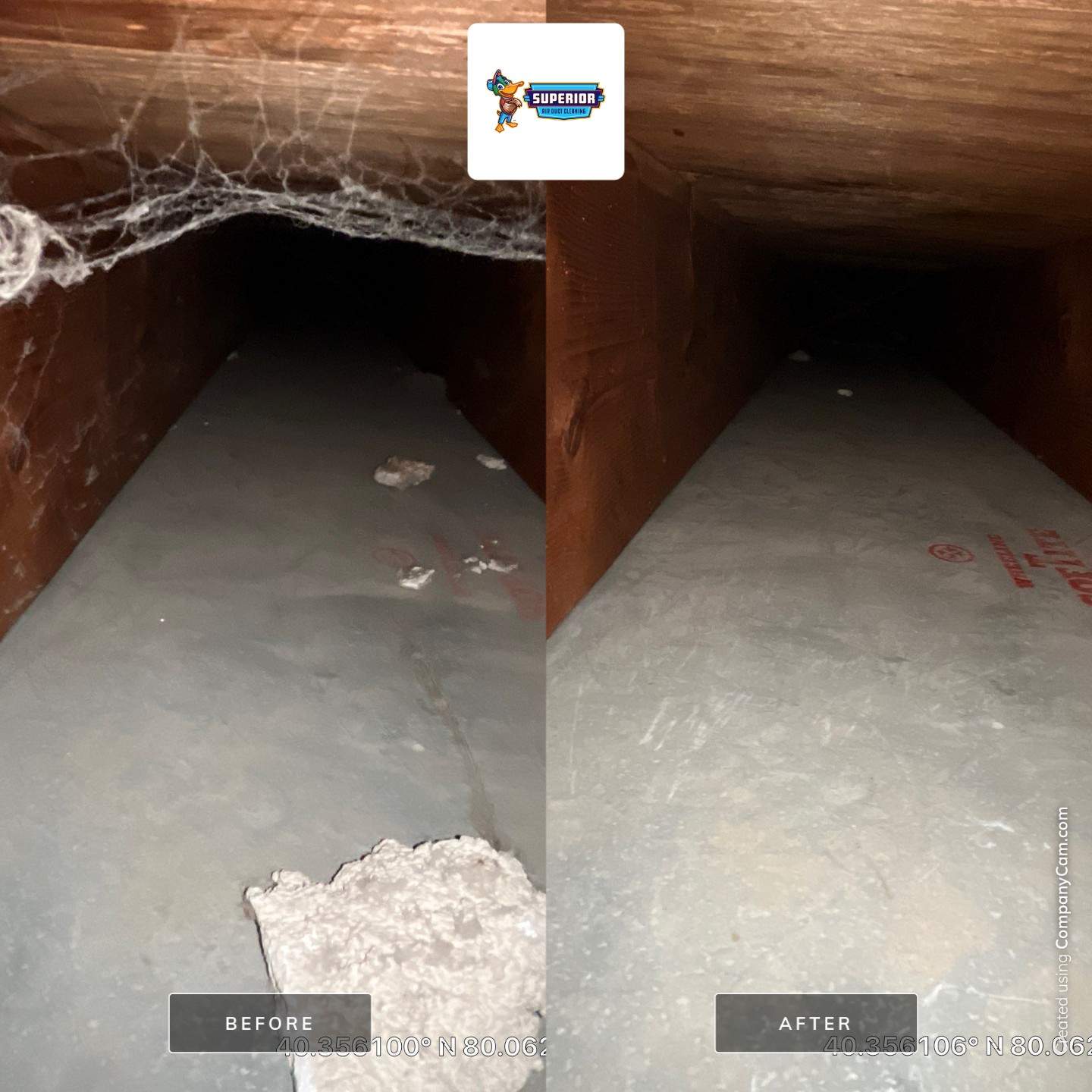Air Duct Cleaning With a Vacuum Truck in Upper St. Clair, PA by Superior Air Duct Cleaning