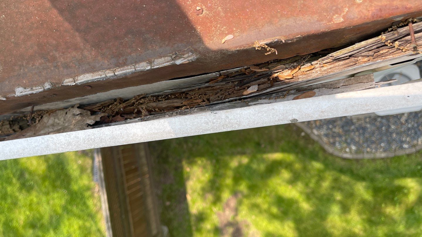 Gutter Cleaning Chimney top repair by A Plus Exterior