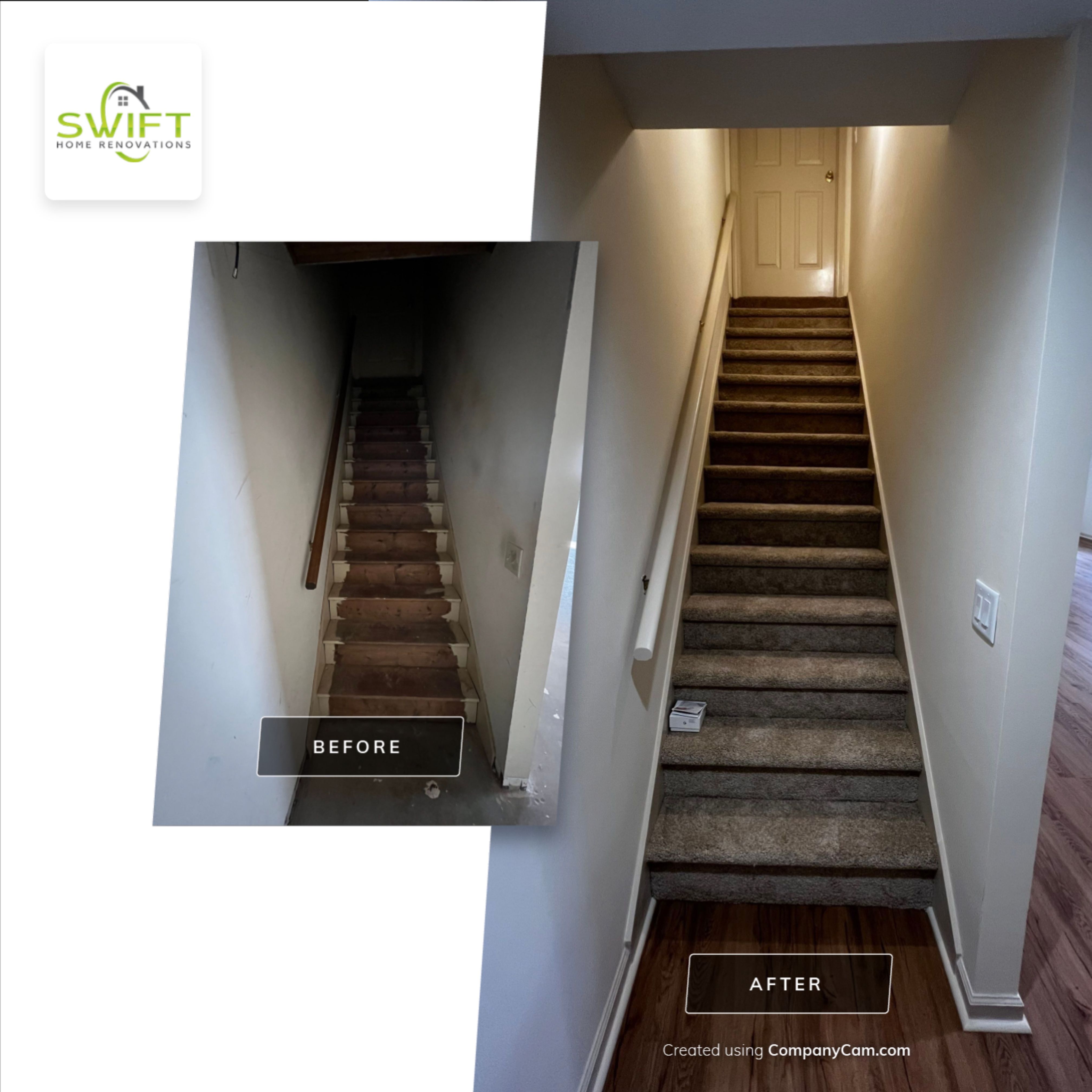 Full Basement Remodeling with Kitchenette and Bathroom in Norcross by Swift Home Renovations