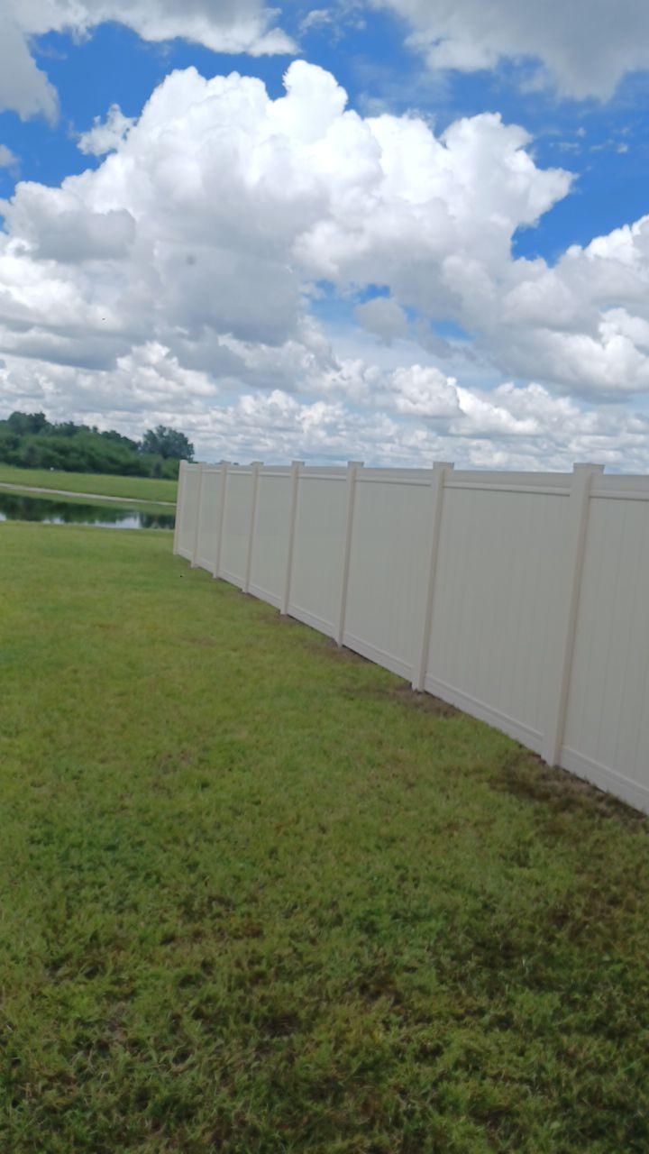 Parrish, FL White Vinyl Privacy Fence  by Asap fence and gates, LLC