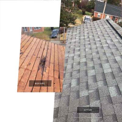 Roof Installation using IKO Cambridge