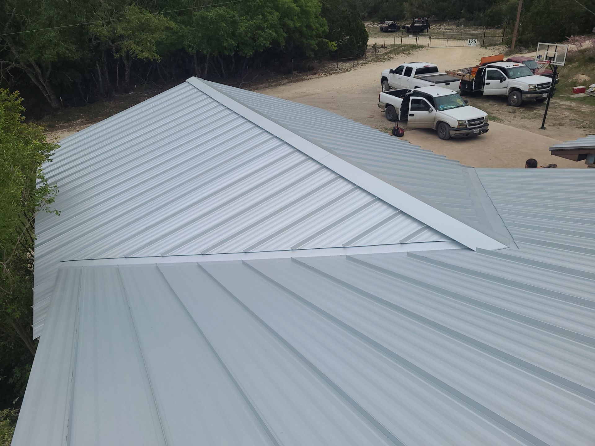 Galvalume Standing Seam offers a 45-year finish warranty! by Oakwood Roofing and Construction, LLC