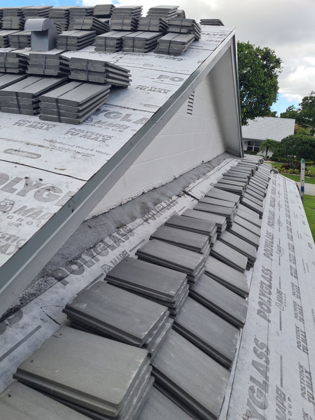 Residential Roofing Installation using Eagle Roofing Tile by BLUES BROTHERS ROOFING