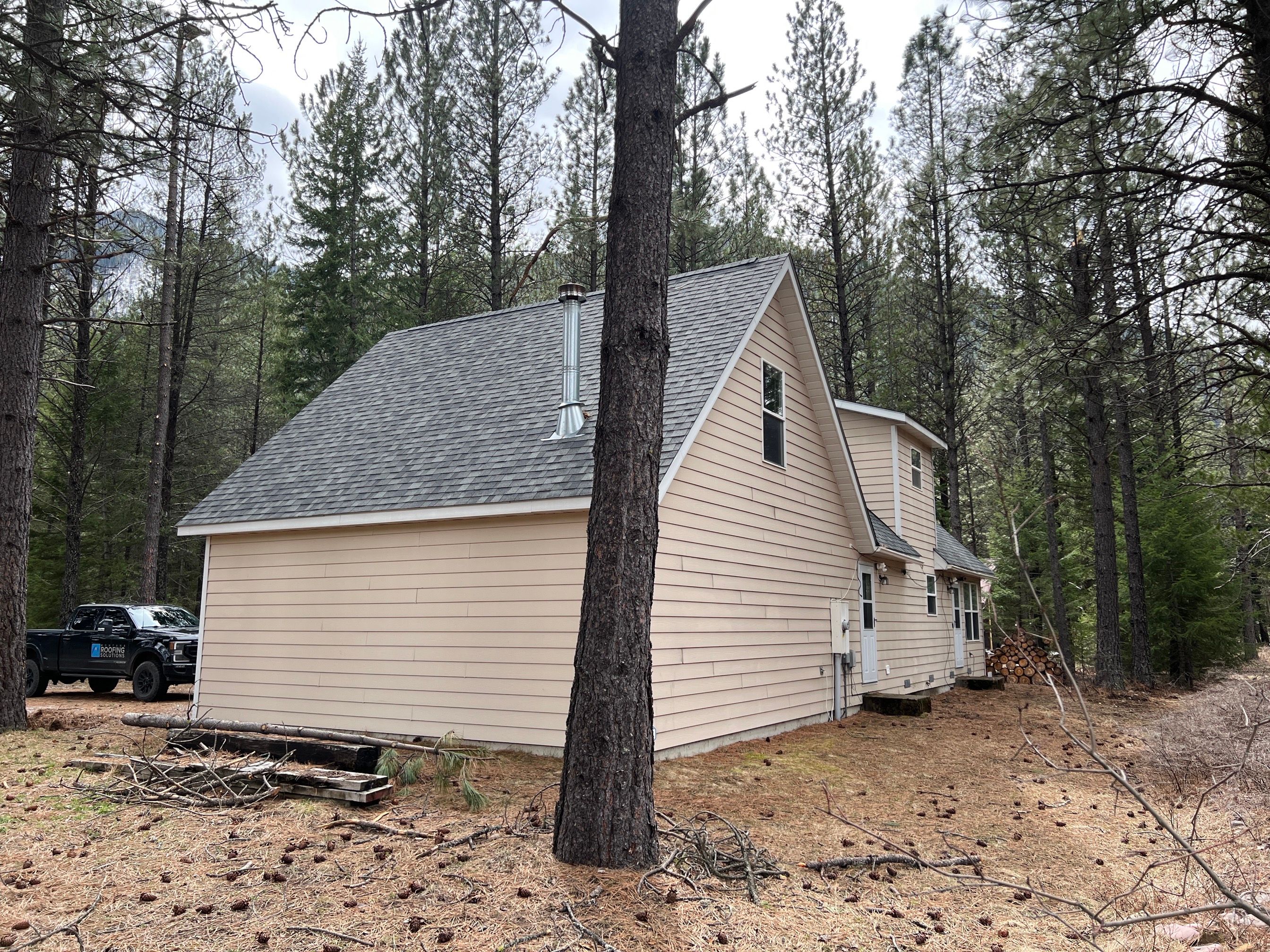 Green Snap Lock Standing Seam  by Montana Roofing Solutions