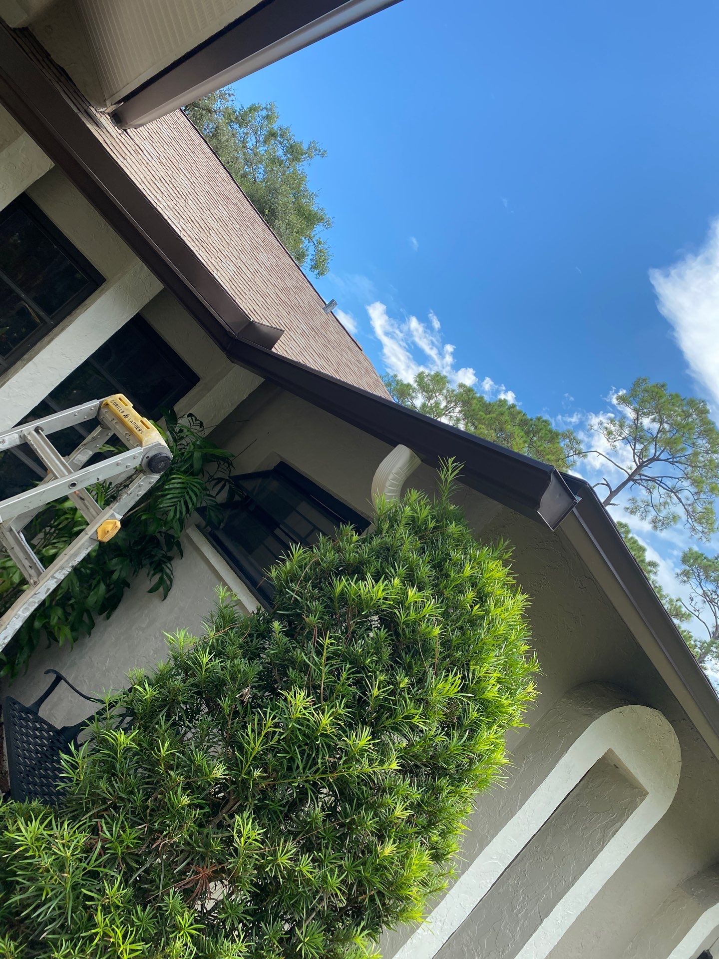 Black K-Style Gutters in Alva FL by Gutter Professors