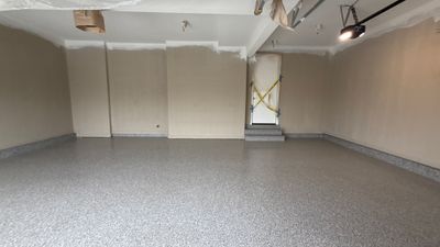 Custom Garage Epoxy Floor in Shawnee