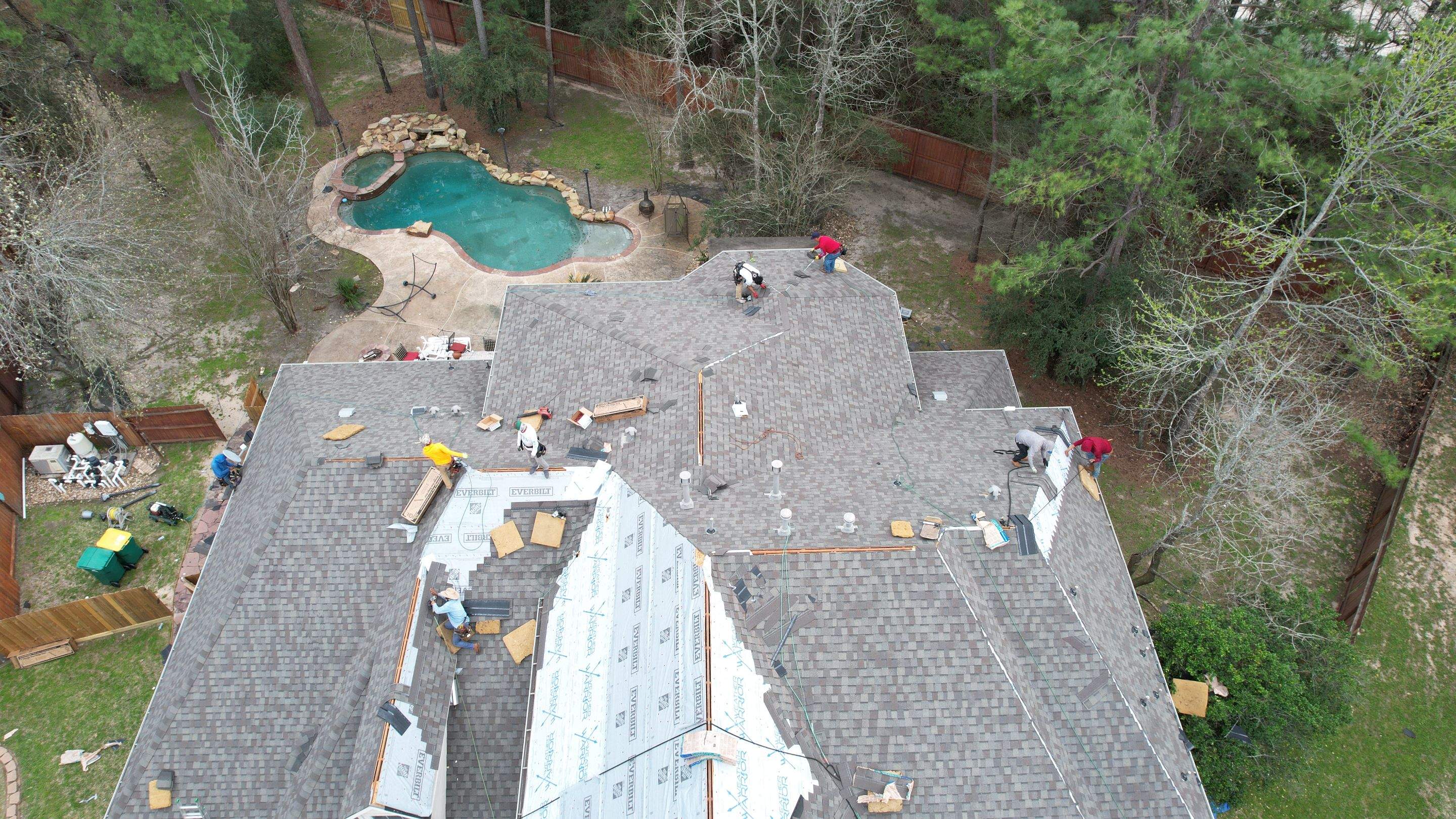Two-Story Estate Roof Replacement — Spring, TX by PL Roofing & SB Roofing, LLC.