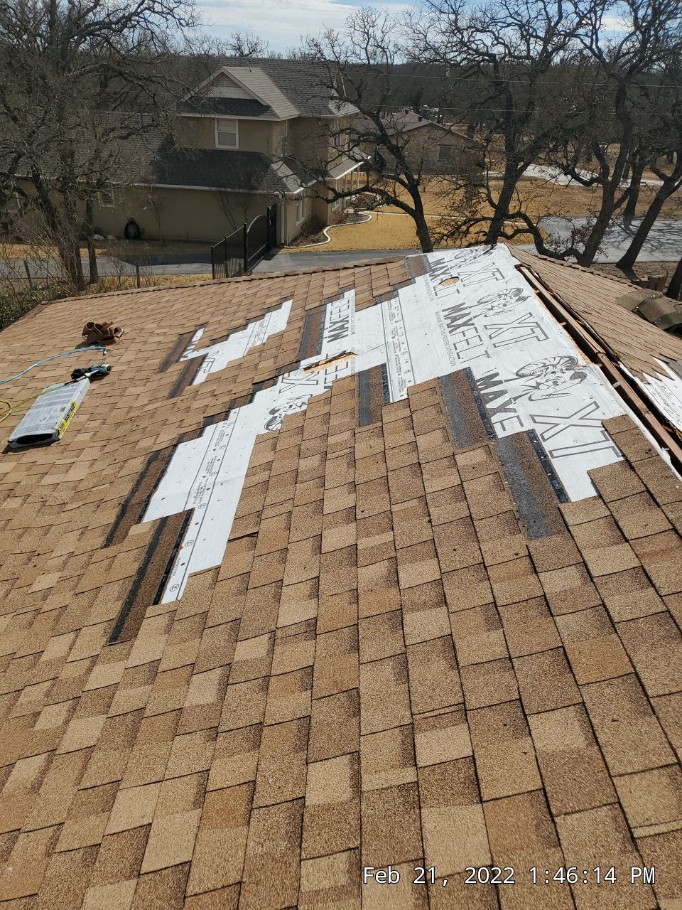 Residential Roofing Installation using ATLAS Pinnacle Pristine Shingles by Harvey Roofing & Construction