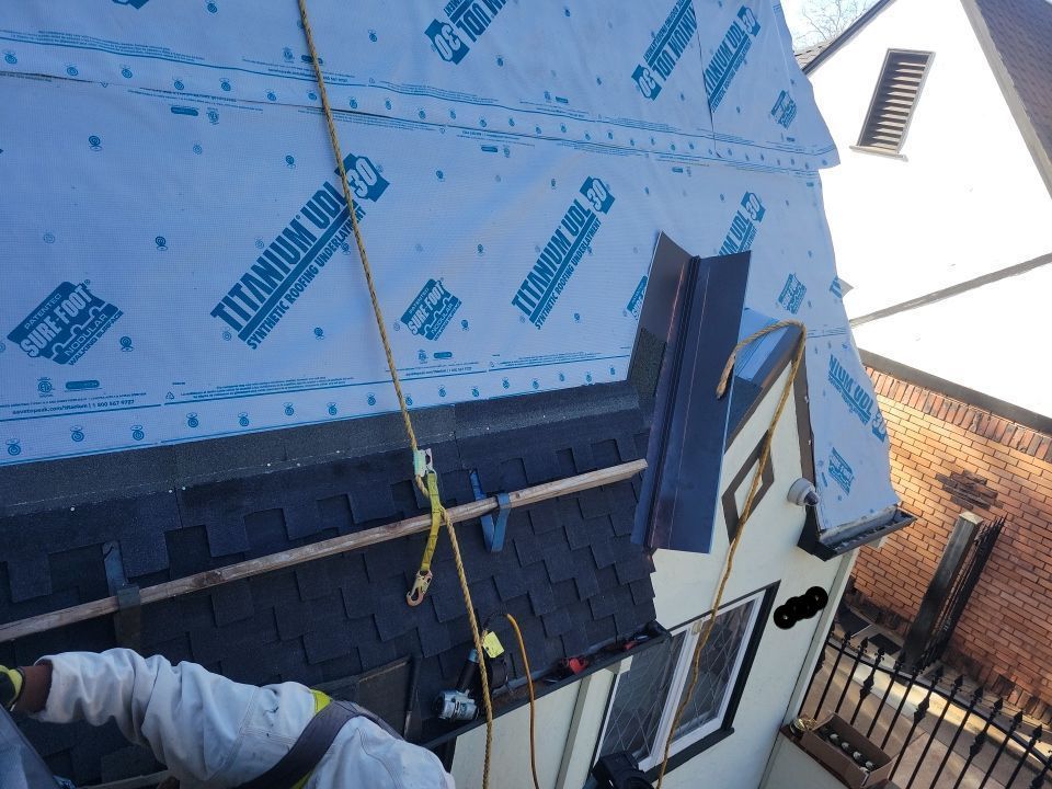 Residential Roofing Installation using Owens Corning Roofing Shingles by Byers Enterprises 