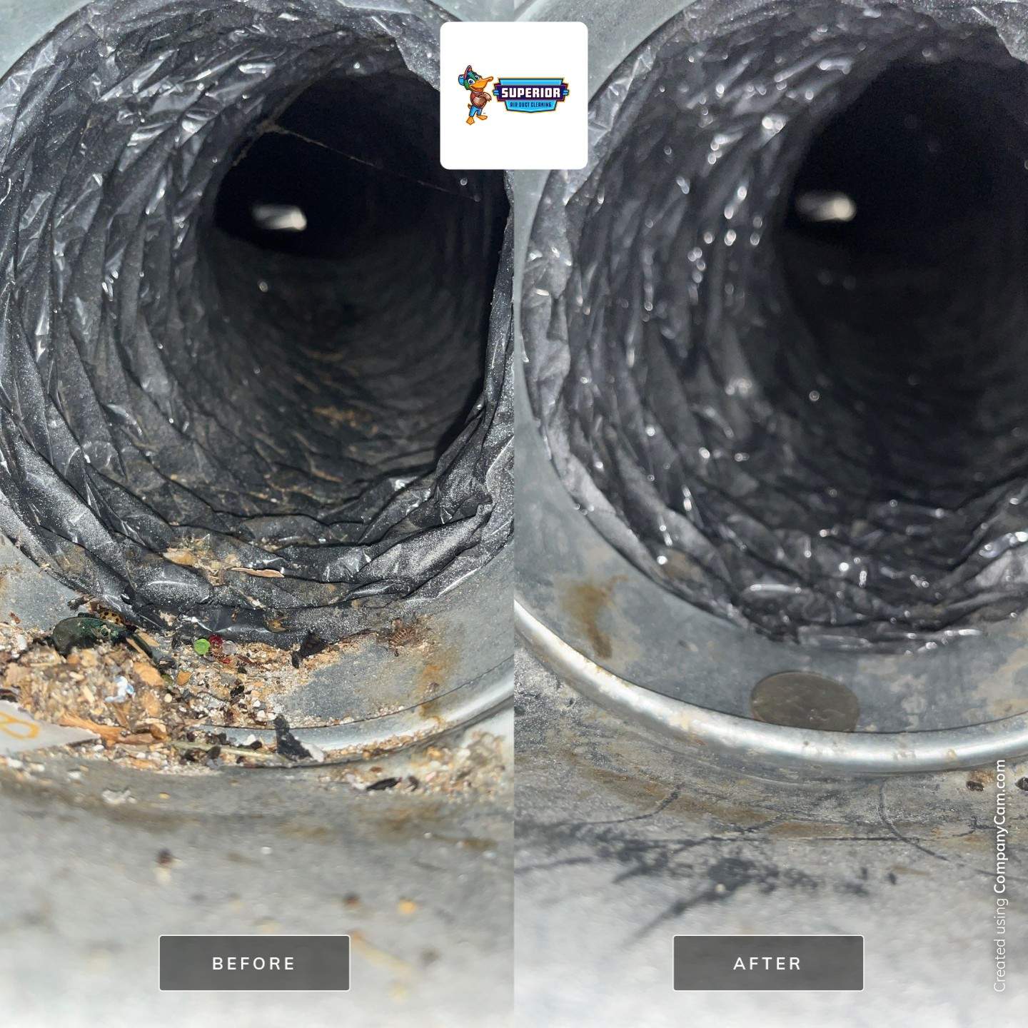 Air Duct Cleaning With a Vacuum Truck in New Castle, PA by Superior Air Duct Cleaning