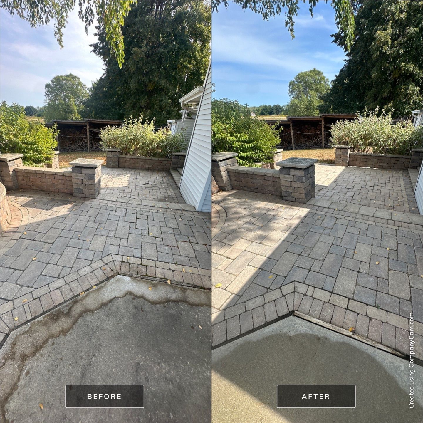 Project in Pleasant Prairie by Simmons Power & Soft Washing