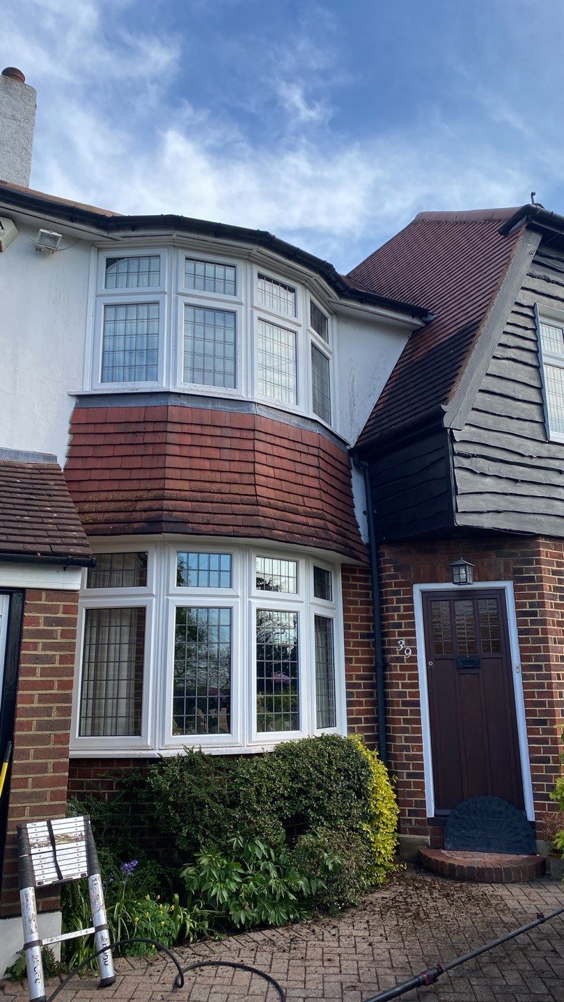 Roof and Driveway Clean using Honda 15lpm Low Pressure Washing Machine by Ges Exterior Cleaning ltd