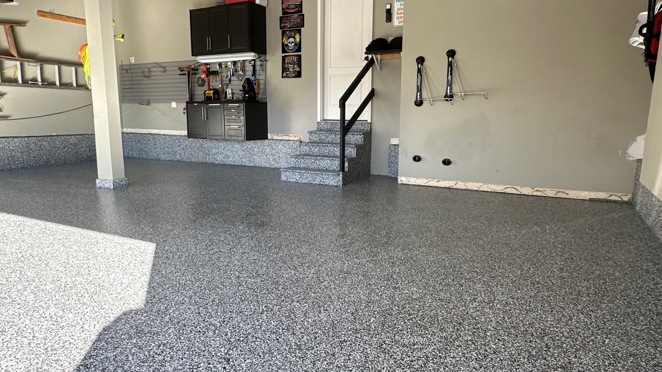 Mark H. got the garage floor of his dreams   by Banner Garage