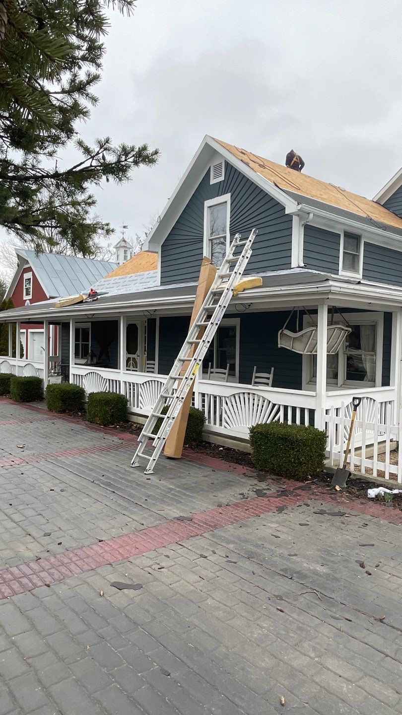 Residential Roofing Installation using GAF Timberline HDZ Williamsburg Slate  by Nitro Roofing and Construction