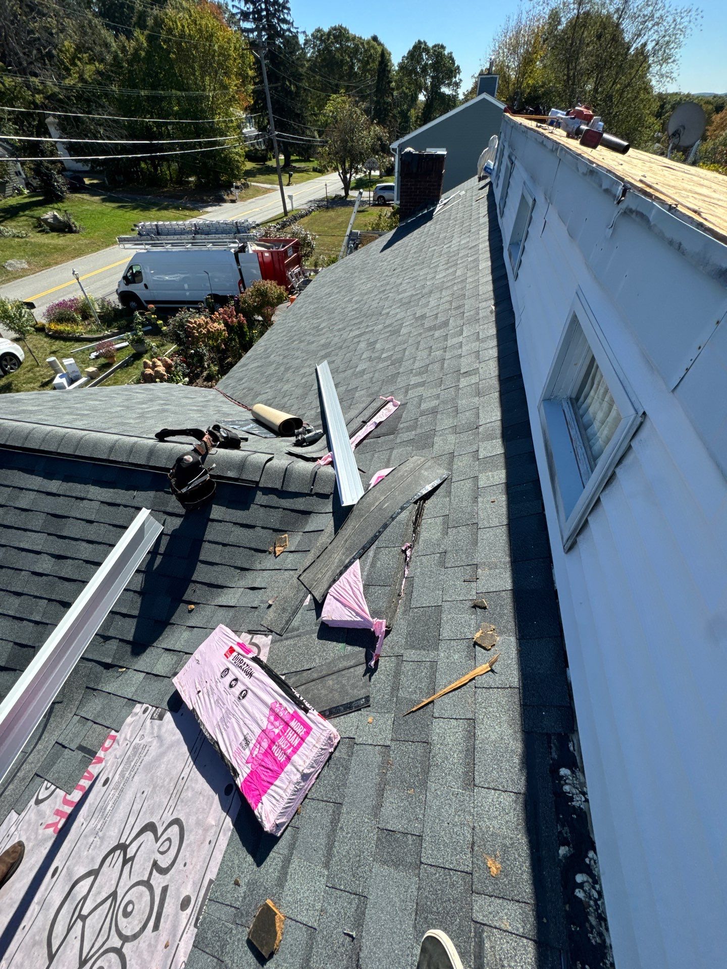 Full Roof Replacement & EPDM Integration | Tewksbury, MA by Mighty Dog Roofing of Greater Middlesex County