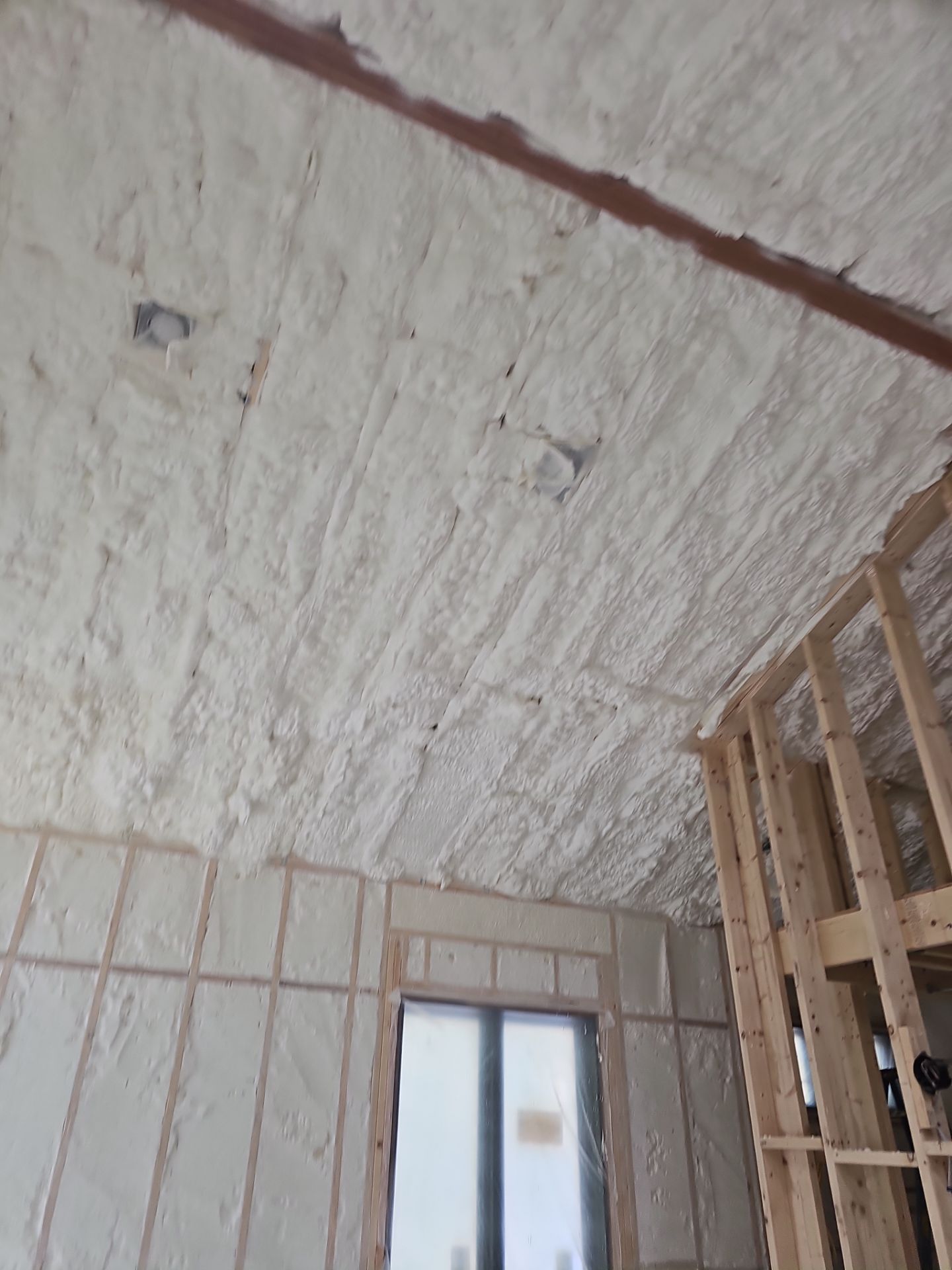 Spray Foam Insulation using open cell spray foam by NYS Foam & Energy