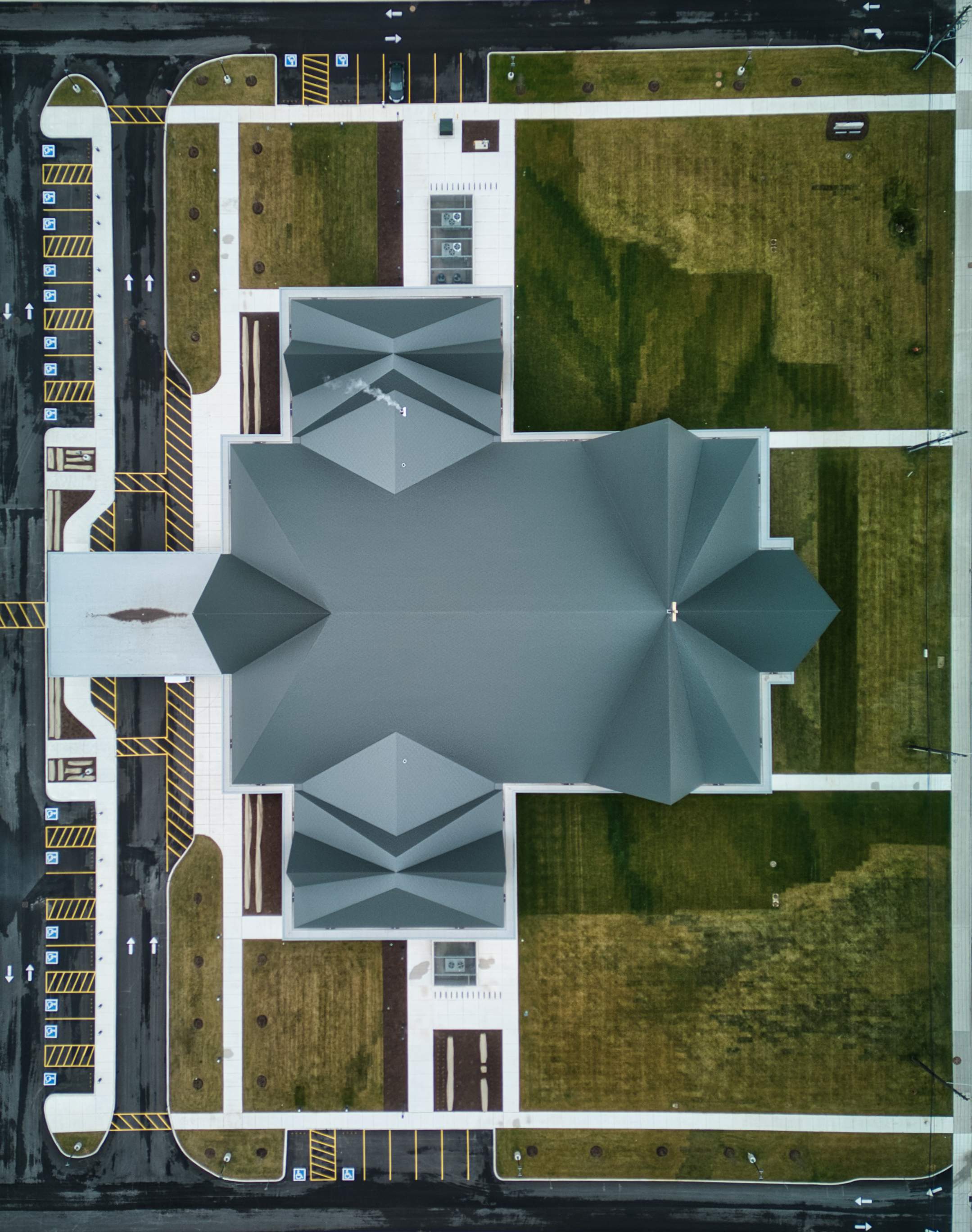 Commercial Roofing Installation using Diamond Tile Metal Shingles , Tpo Flat Roof by Jay Carter Roofing & Sheet Metal