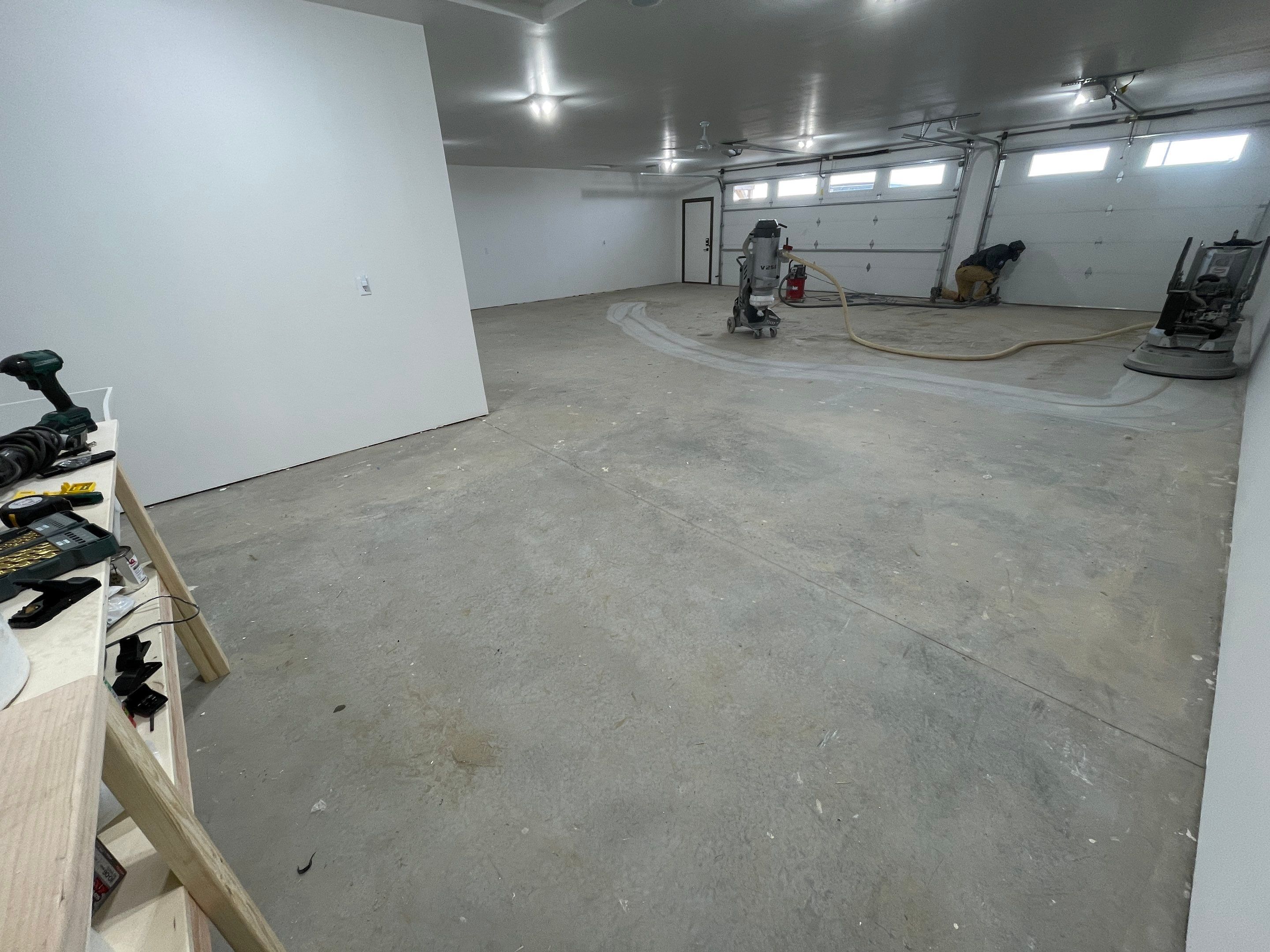 Garage using Slate Stone by Select Painting, Coatings & Garage Cabinets