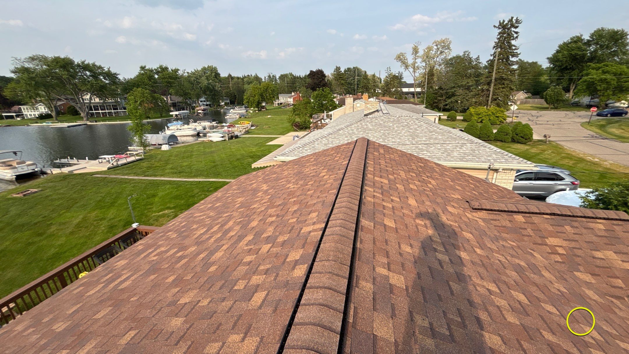Roof Replacement using Owens Corning Desert Rose by 180 Contractors
