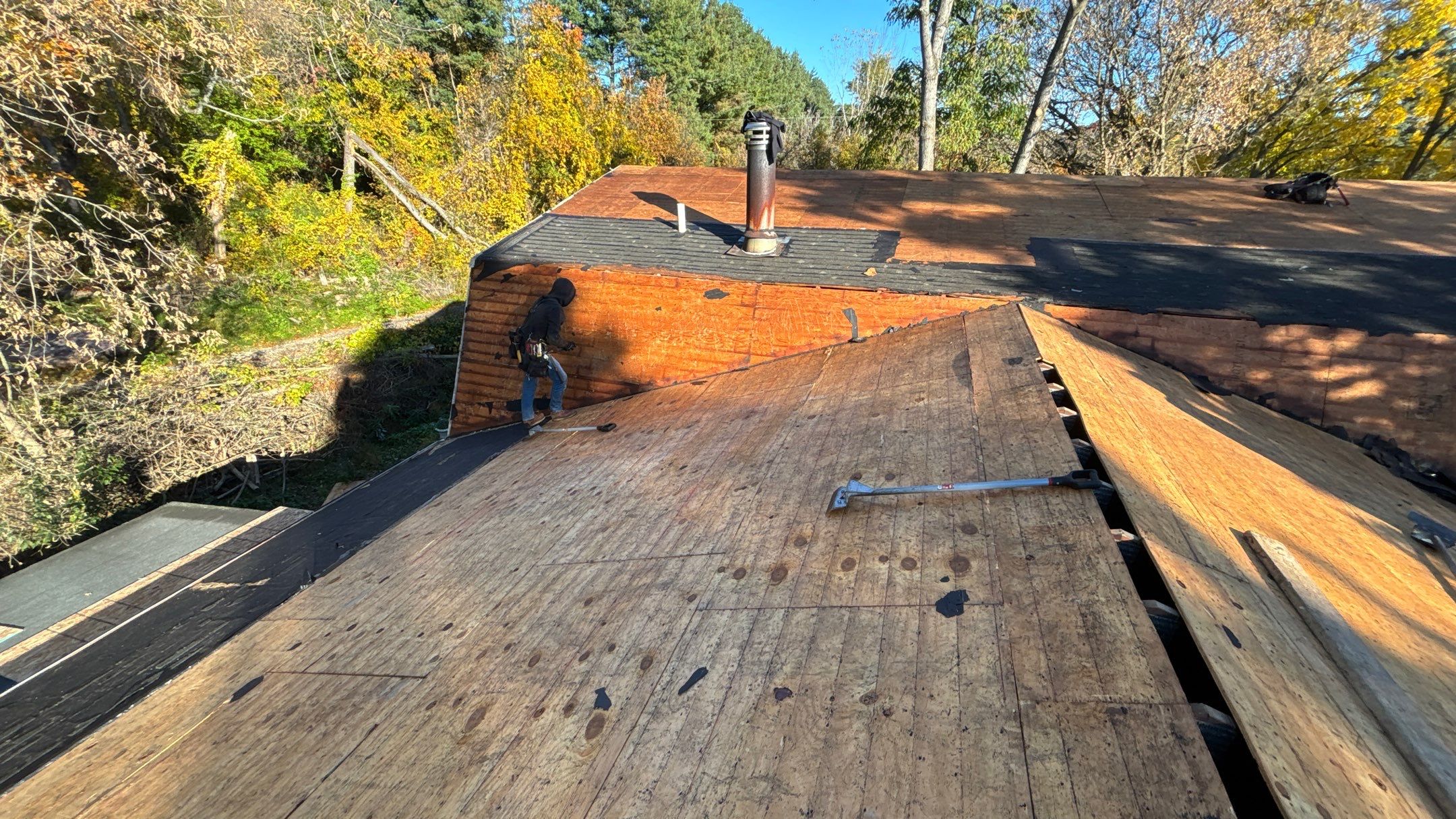 Roof Replacement using Certainteed HD Moire Black by 180 Contractors