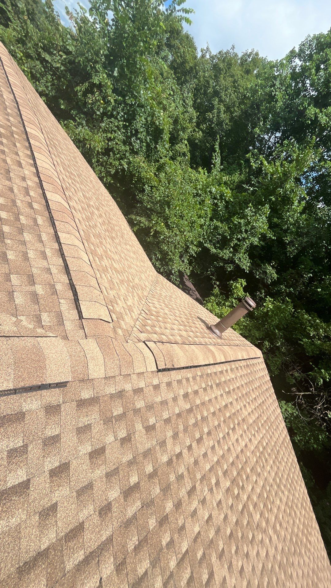 Residential Roofing Installation using GAF Timberline HDZ Shakewood by Rainstoppers Roofing