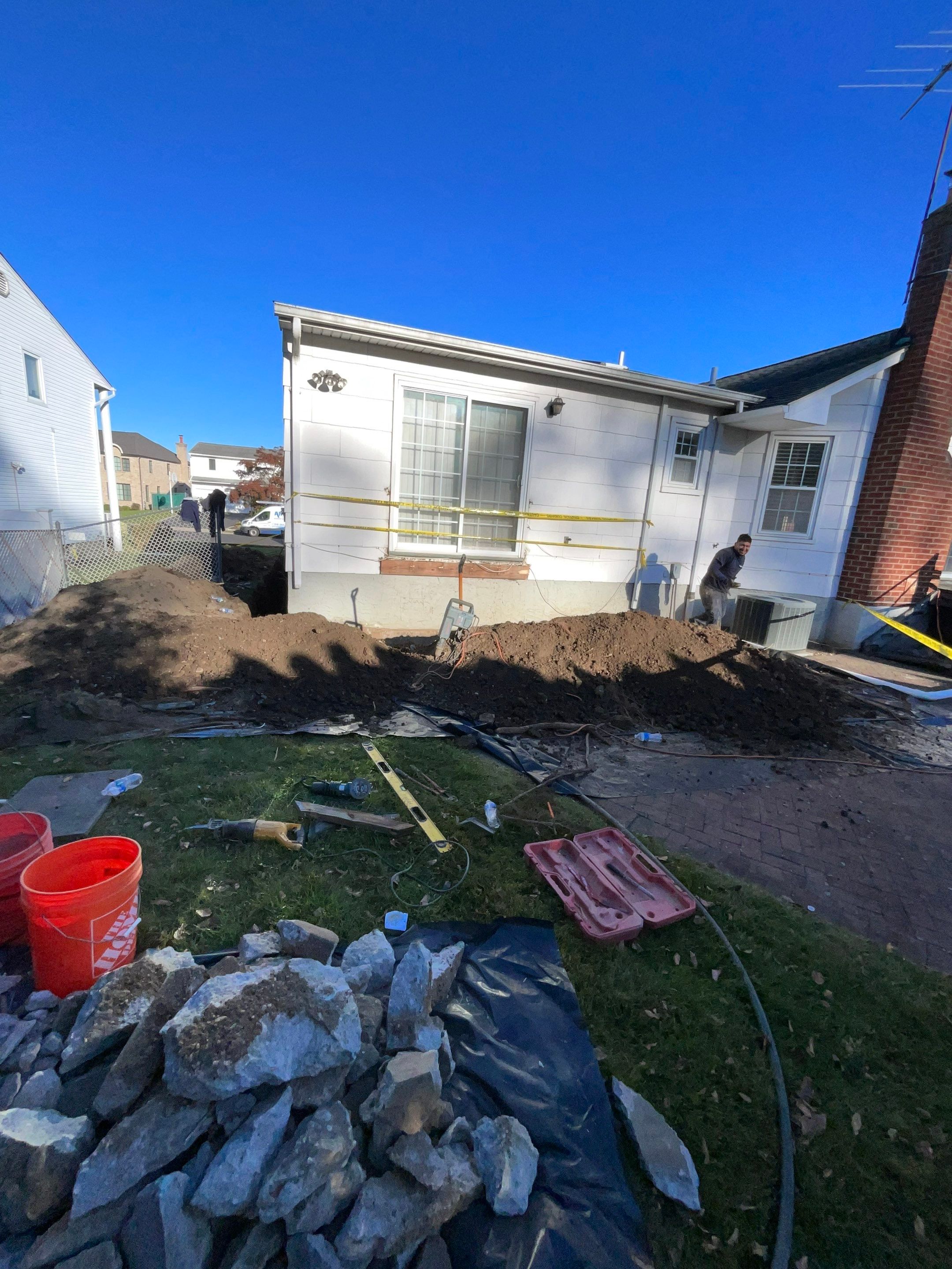 Carriage Rd • Roslyn, NY 11576 by A.M. Shield Waterproofing, Corp.