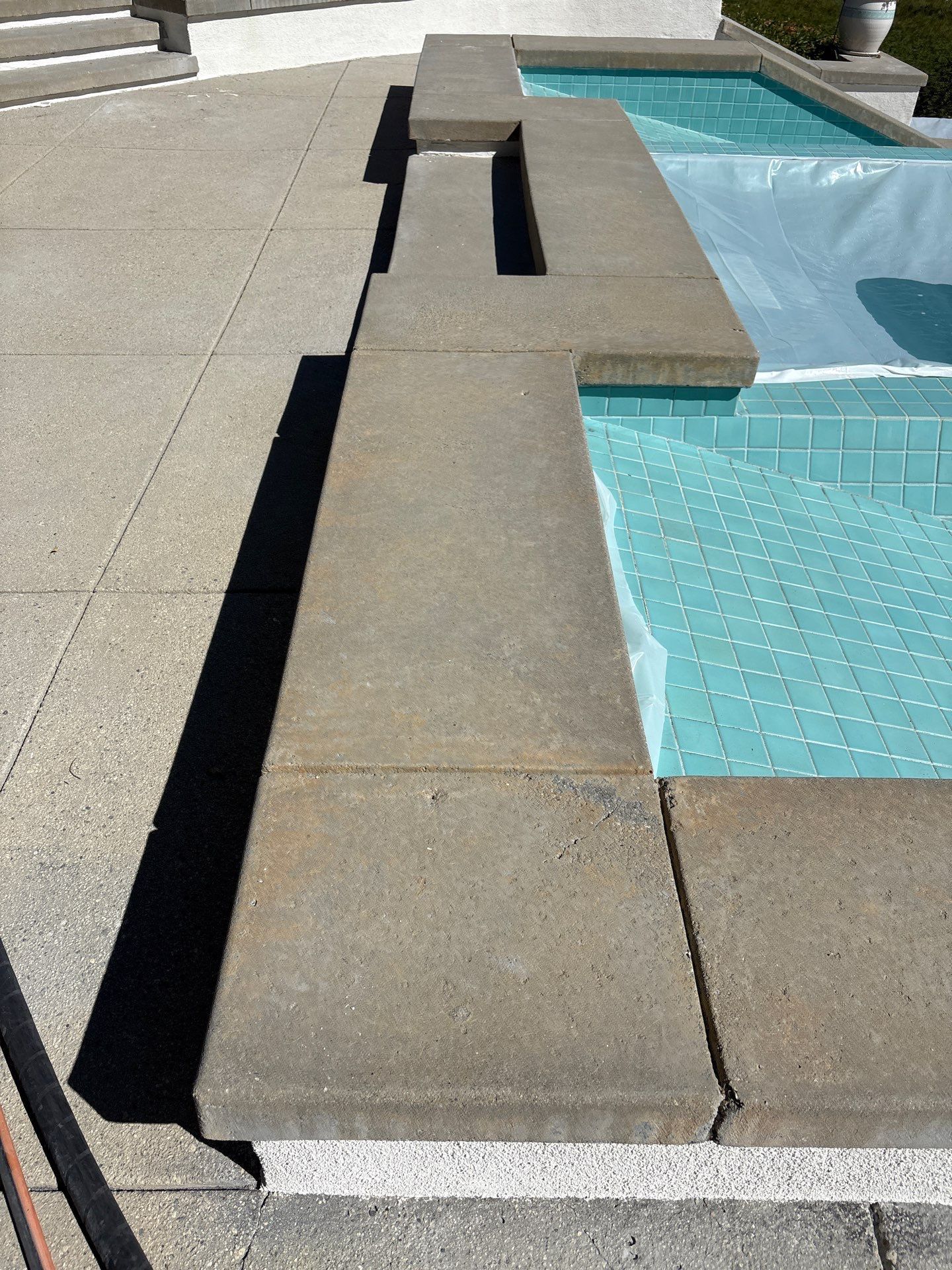 Sandblasting Concrete Back Patio In Calabasas, CA by La Power Washing Inc