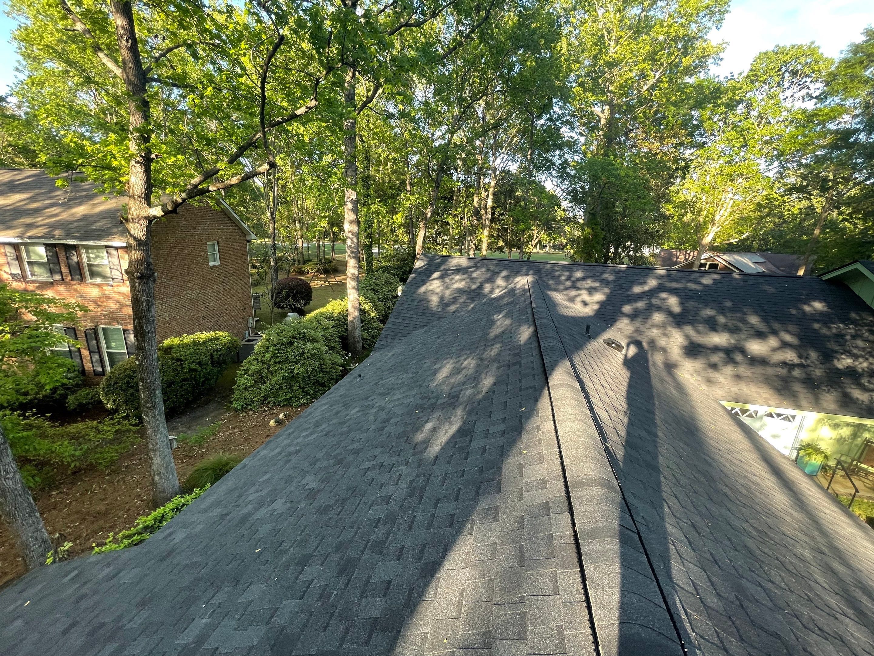 Hail Damage using Atlas Pristine Pinnacle Shingles by Artigues Roofing & Restoration Services