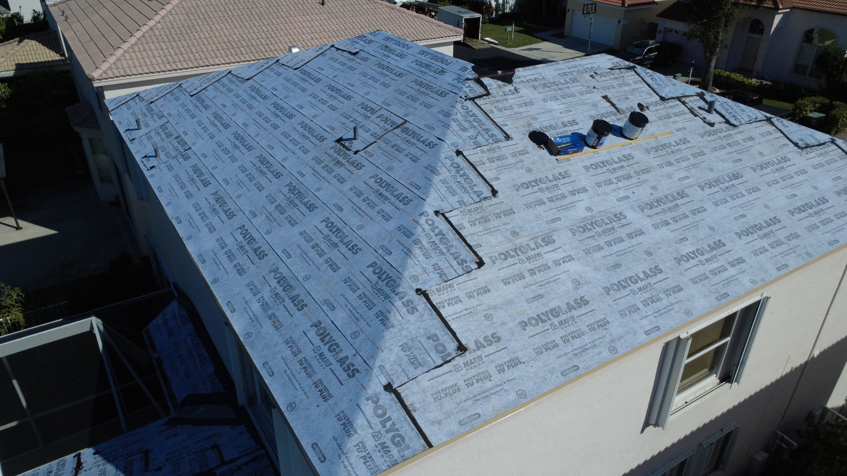 Residential Roofing Installation using Westlake Roofing Tile by BLUES BROTHERS ROOFING