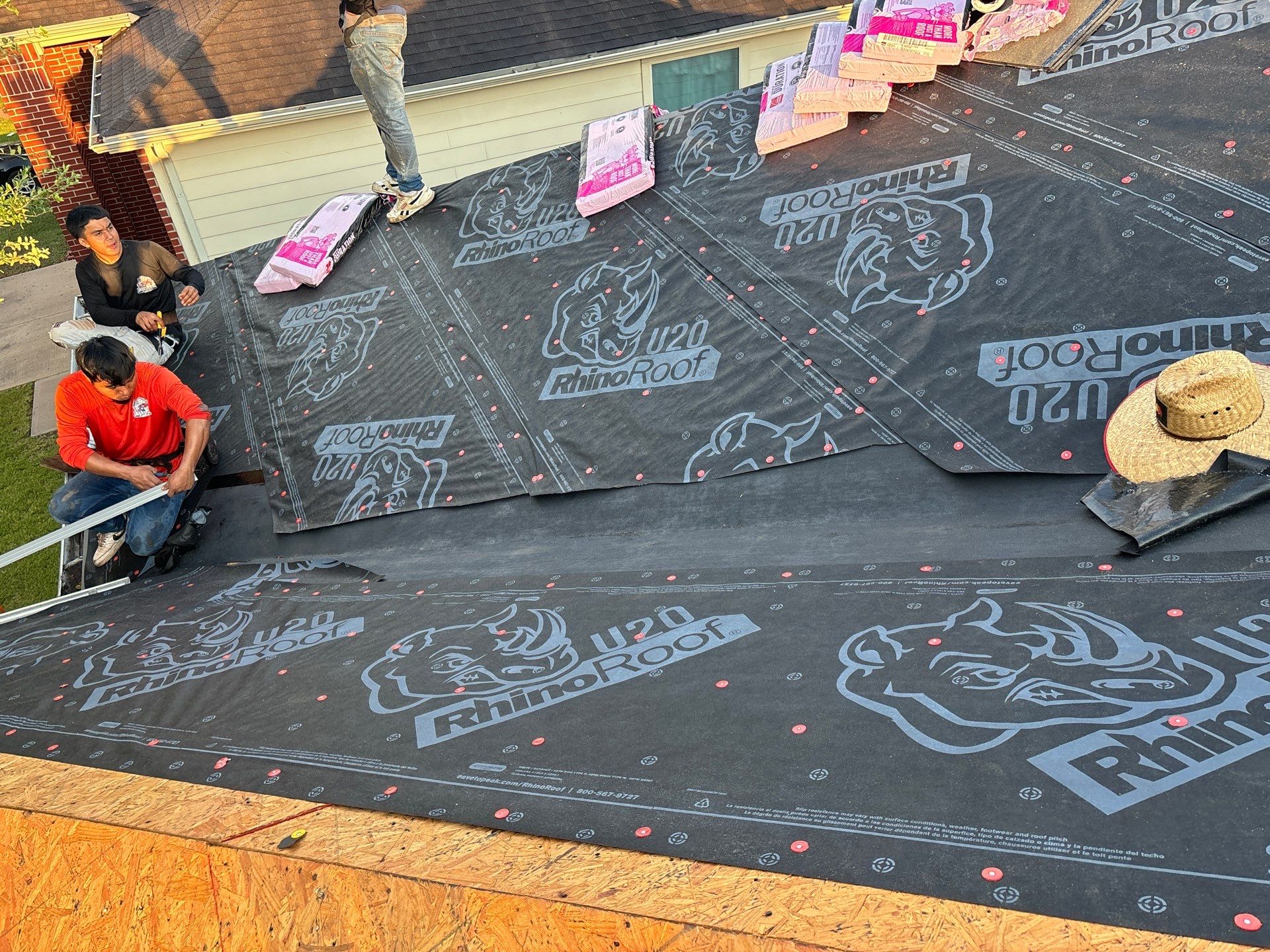 Residential Roofing Installation using Owen's Corning Duration (Lifetime) Shingles by Roof Repair Company