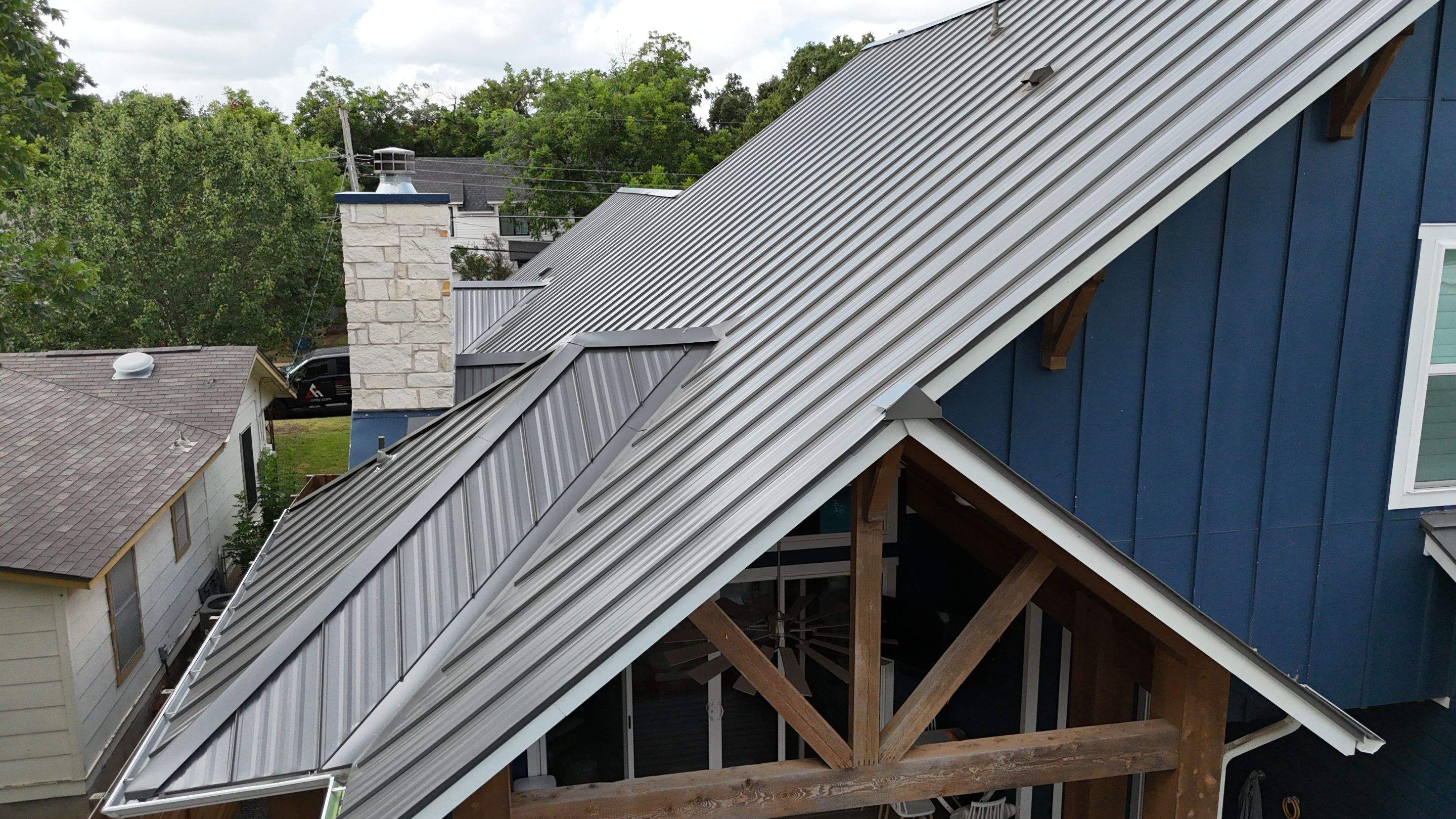Charcoal Grey - L&A Metals LLC Type FF100, Hidden fastener/Standing Seam by RoofsOnly.com