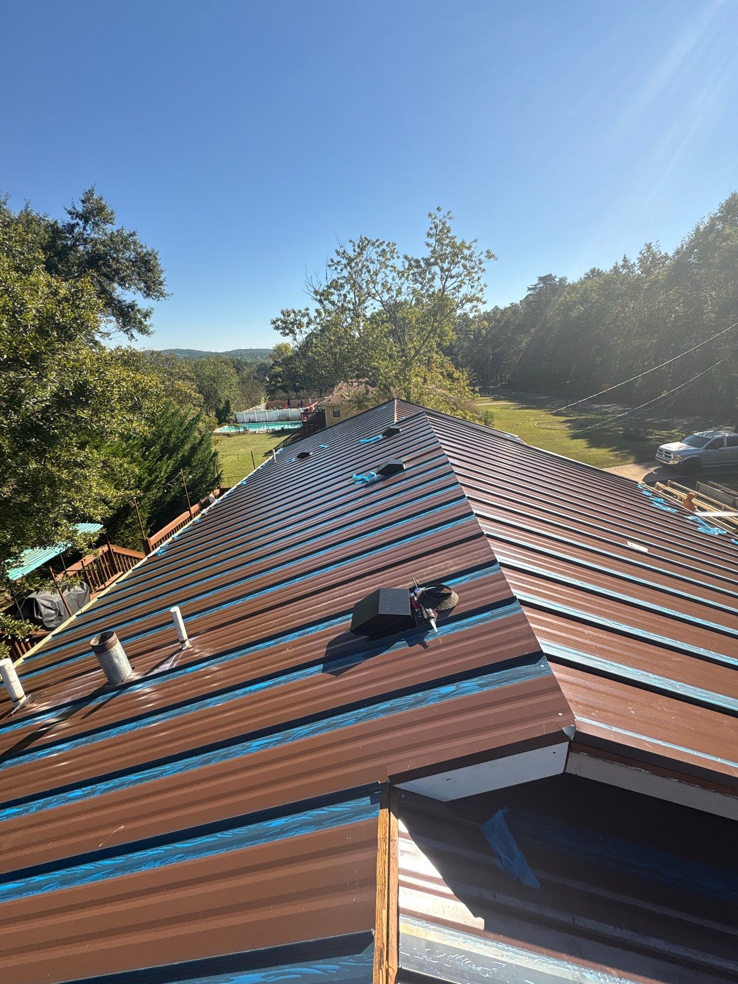 Standing Seam Metal Roof Installation in Trussville by NANOROOF Alabama