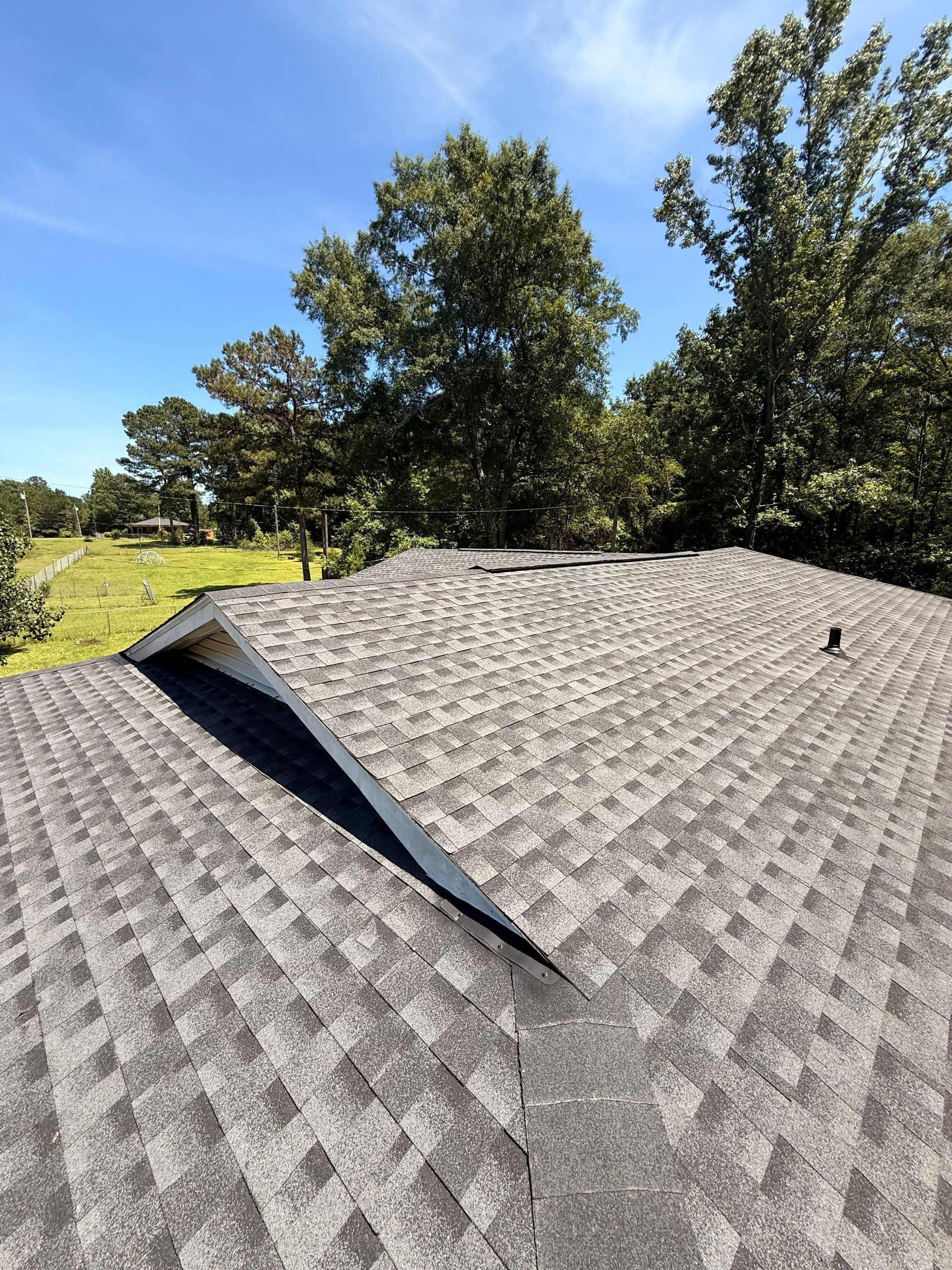 Full Architectural Shingle Roof Replacement Following Storm Damage in Wiggins by Frontline Roofing