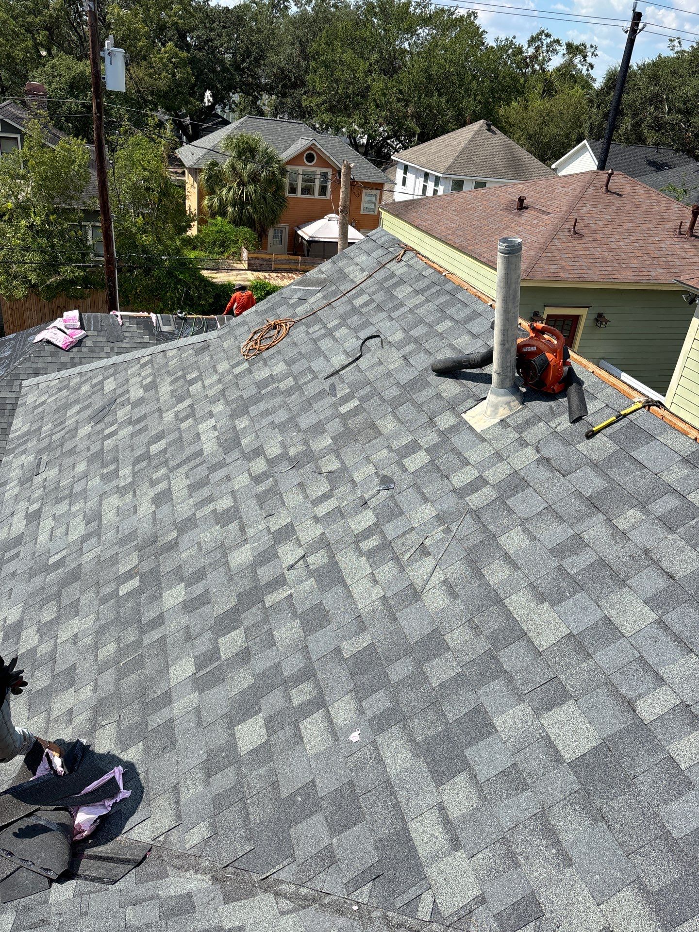 Residential Roofing Repair using Owen's Corning Duration (Lifetime) Shingles by Roof Repair Company