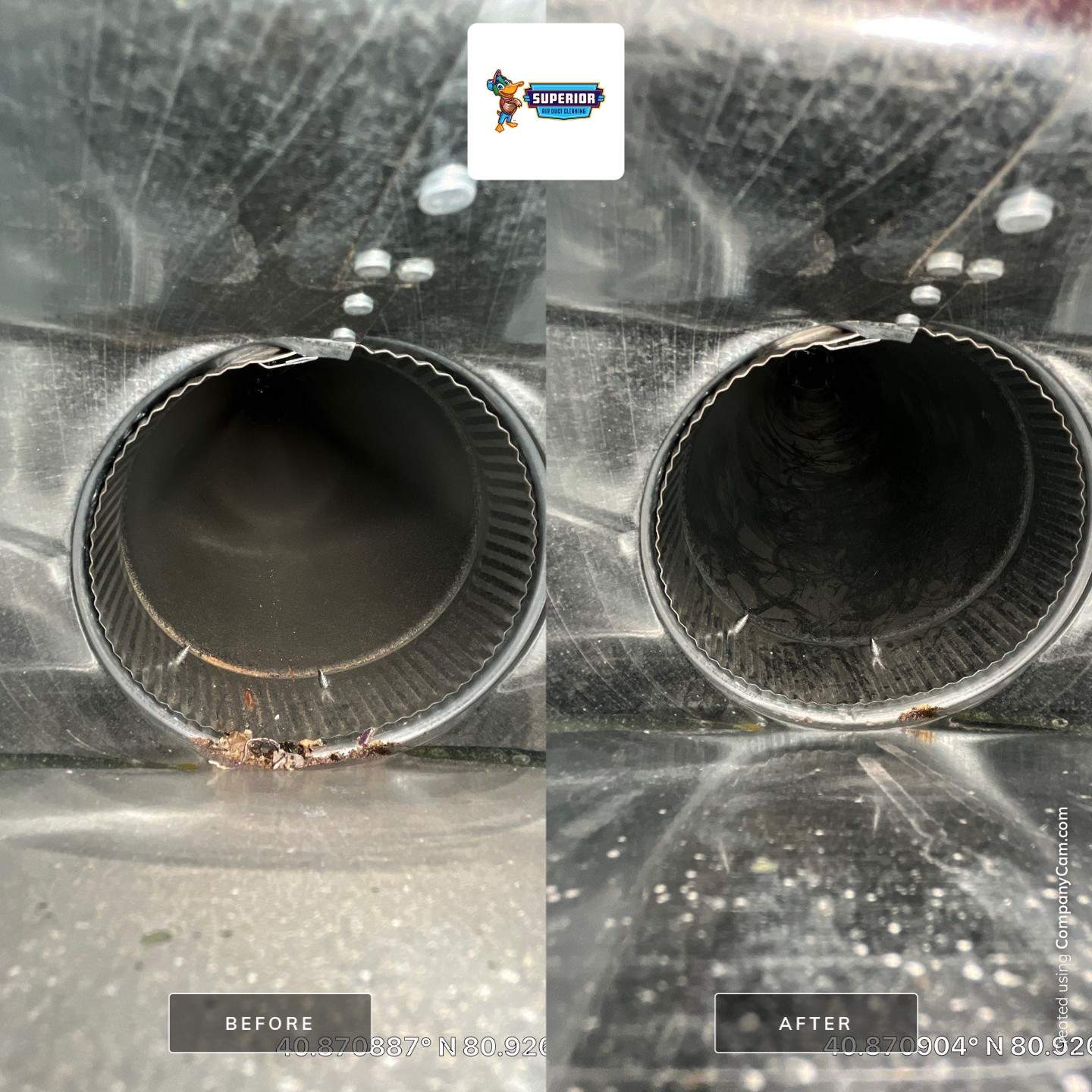 Air Duct Cleaning With a Vacuum Truck in Salem, OH by Superior Air Duct Cleaning