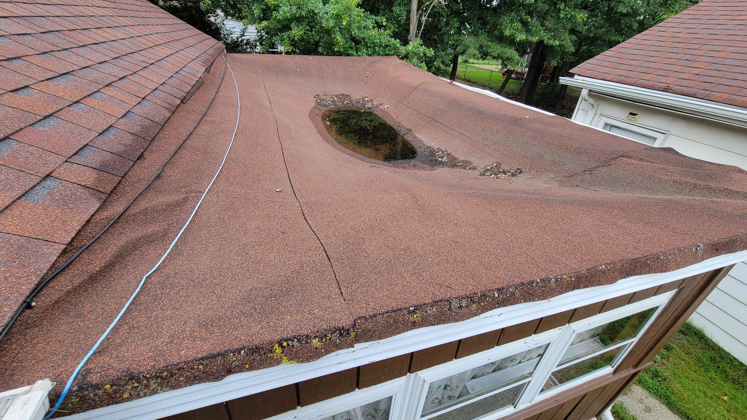 Tree Destroyed Patio Room by Absolute Roofing and Construction