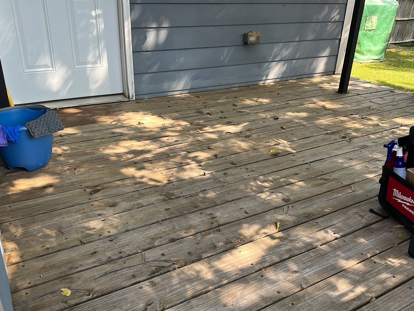 Weathered Deck using Wood Sealant by DuraSeal