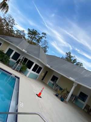 White K-Style Gutters in Fort Myers FL