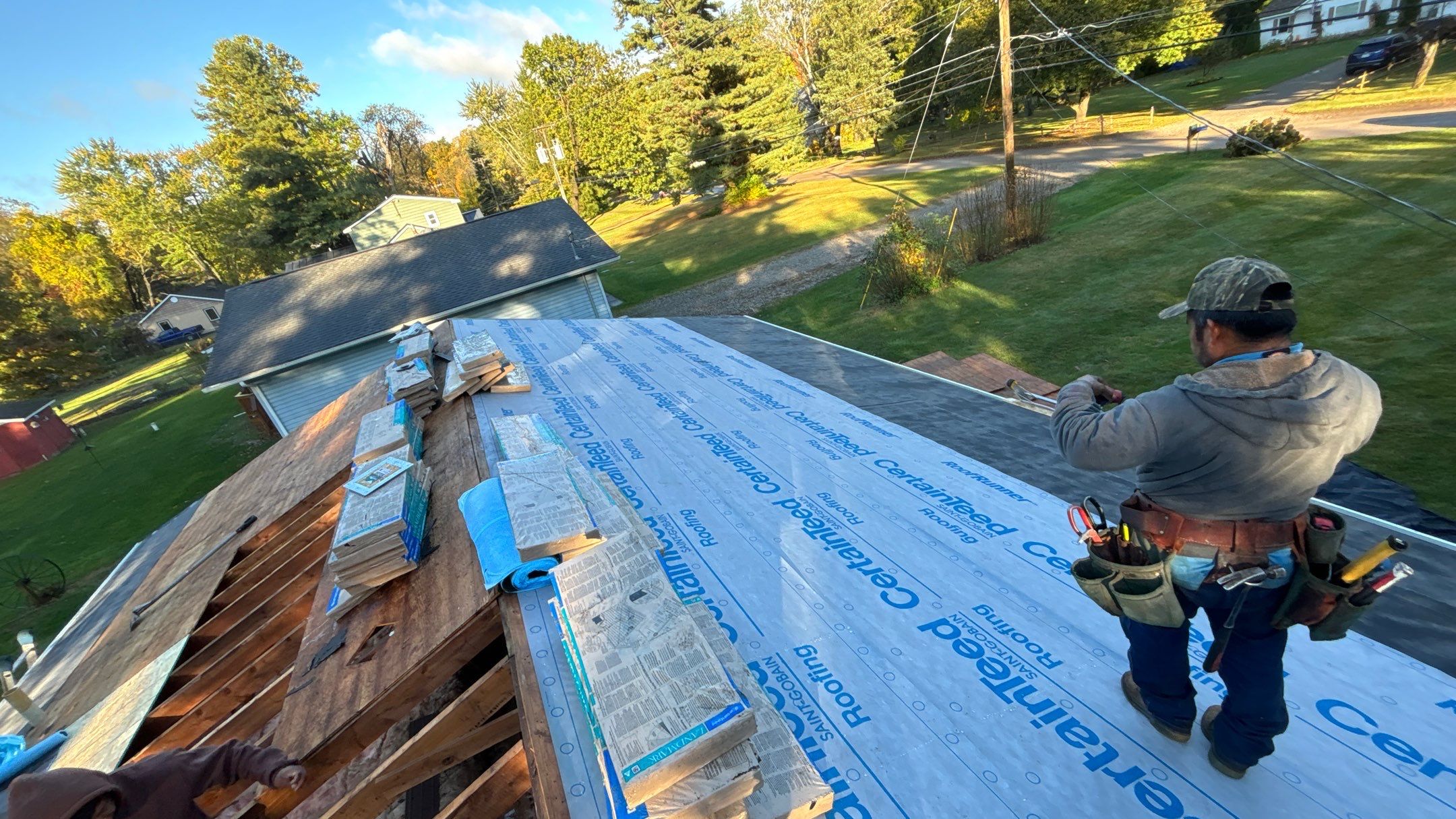 Roof Replacement using CertainTeed Landmark by 180 Contractors