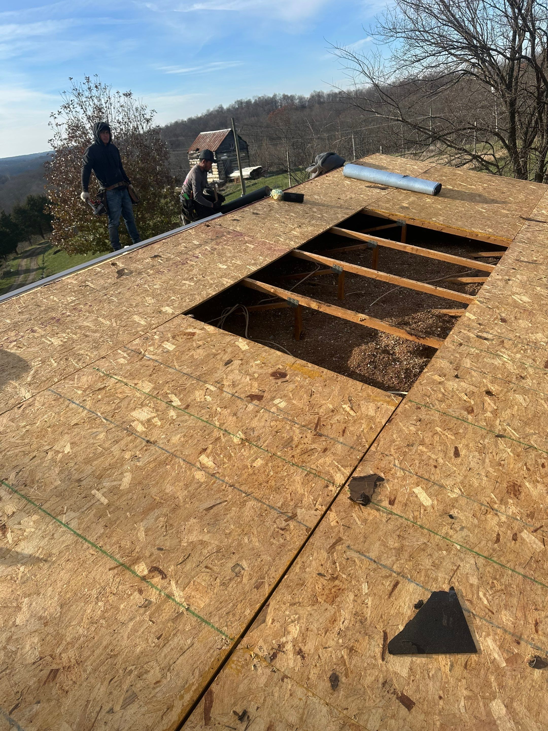 Residential Roofing Installation using GAF Timberline HDZ Pewter Gray by Rainstoppers Roofing