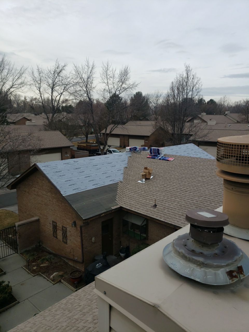 Storm Damaged Roof using GAF Timberline HDZ - Lifetime Shingle by The Roof Doctor